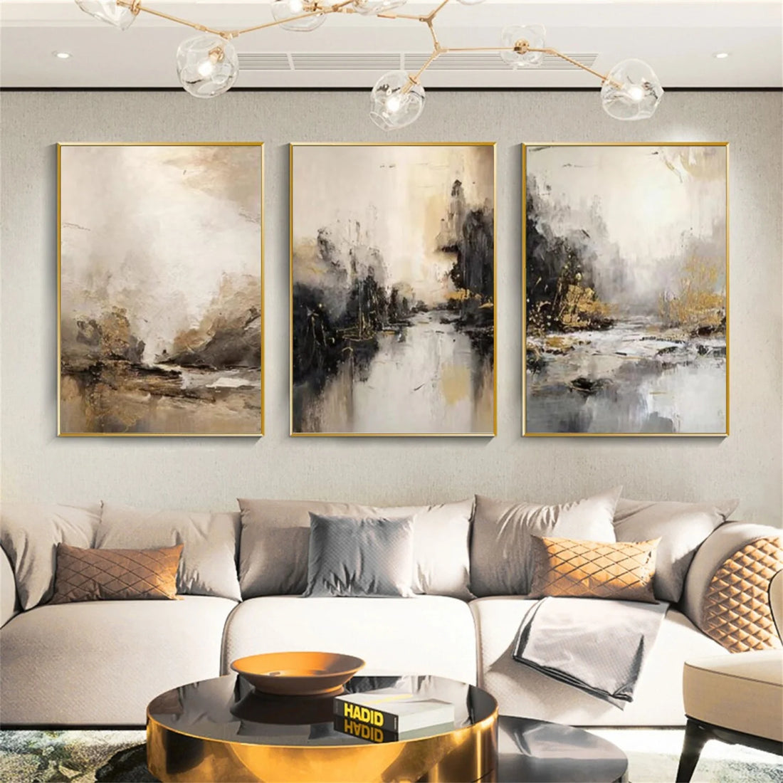 Abstract Canvas Art Set of 3 #WS1020