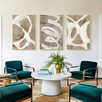 WABI SABI Abstract Tranquility Set of 3 #WS547