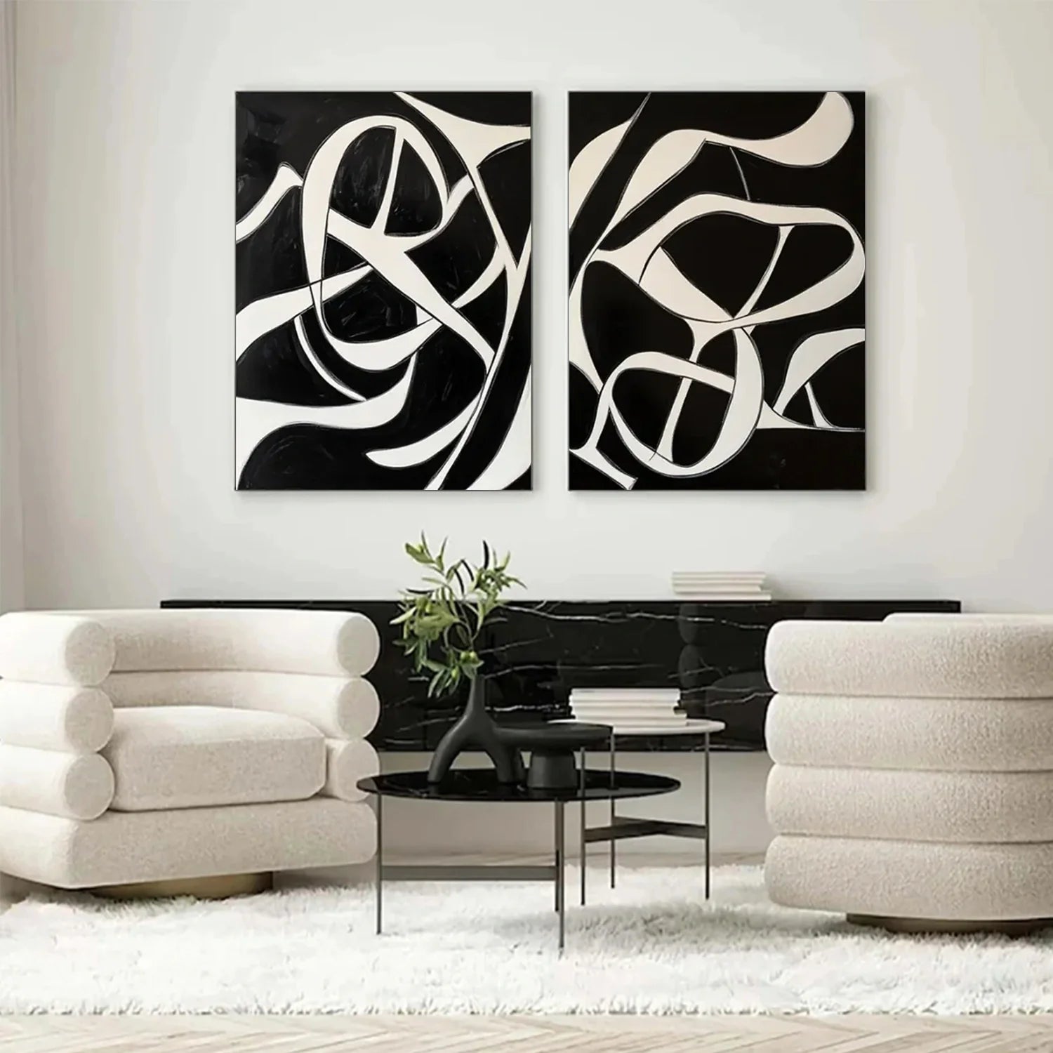 Abstract Tranquility Set of 2 #WS557