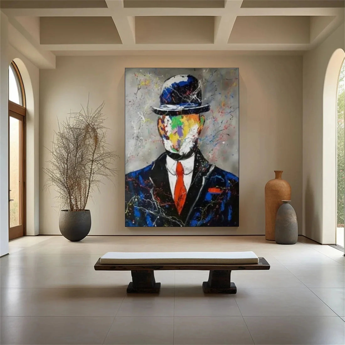 Abstract Portrait Wall Art #AP067