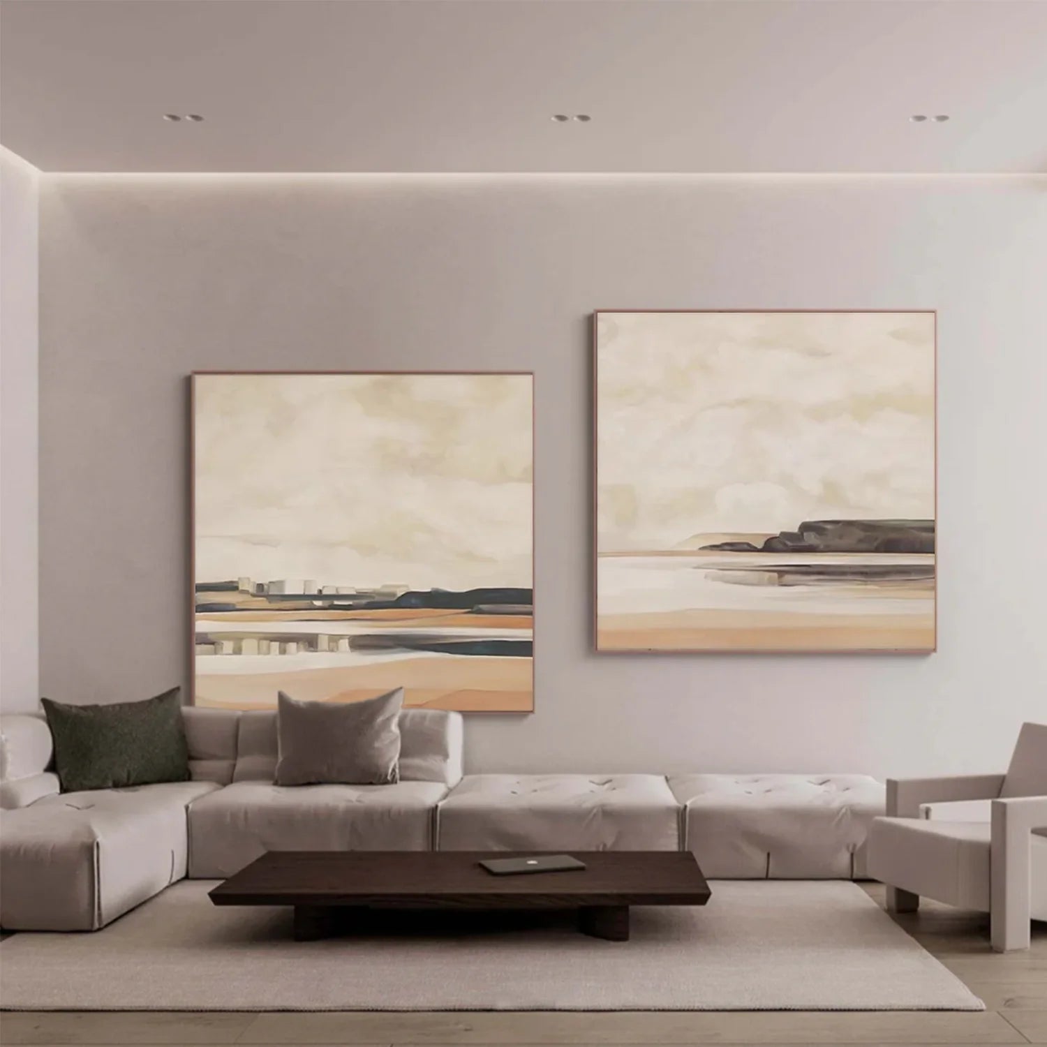 Abstract Canvas Art Set of 2 #WS884