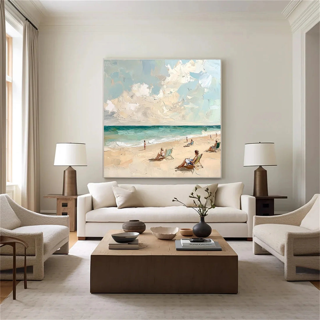 Sea & Sky Abstract Wall Art #MS291