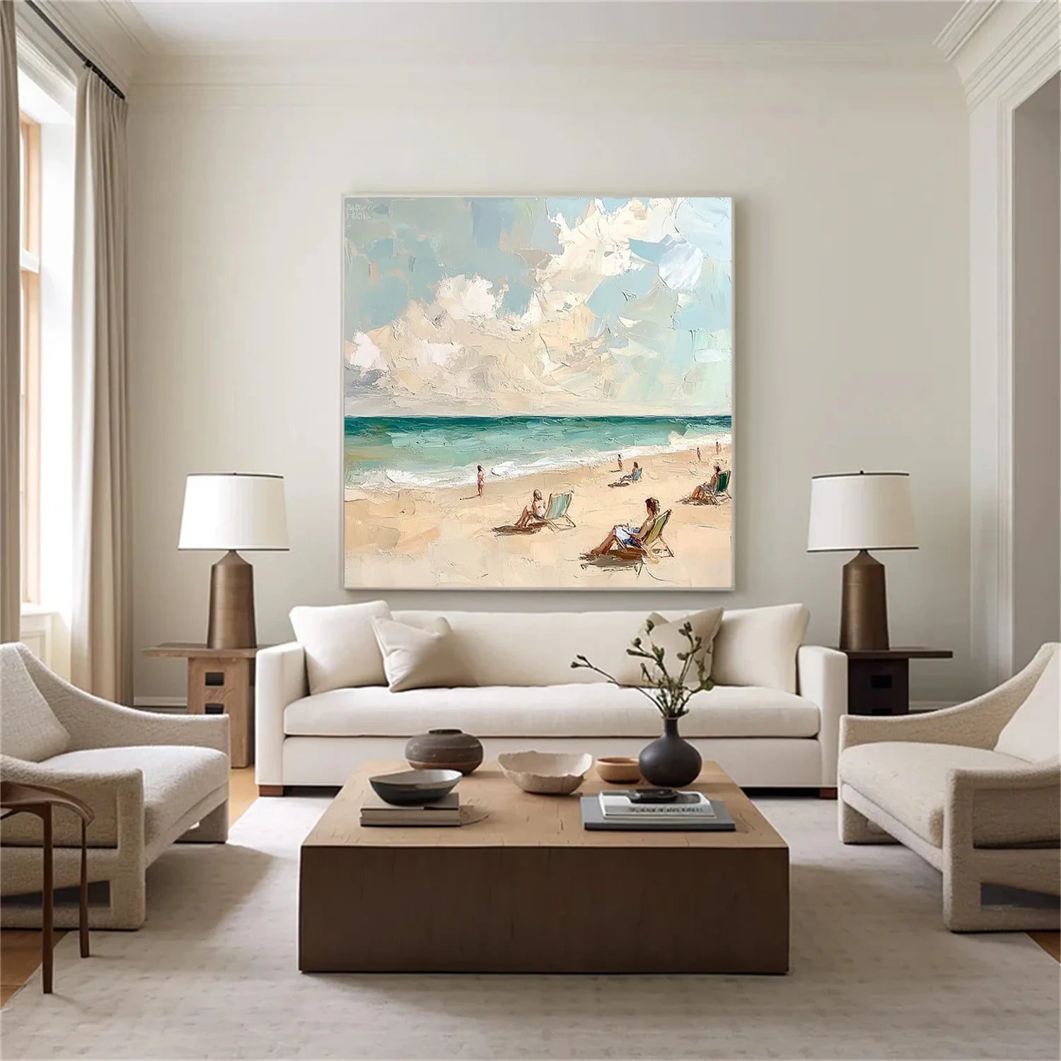 Sea & Sky Abstract Wall Art #MS291