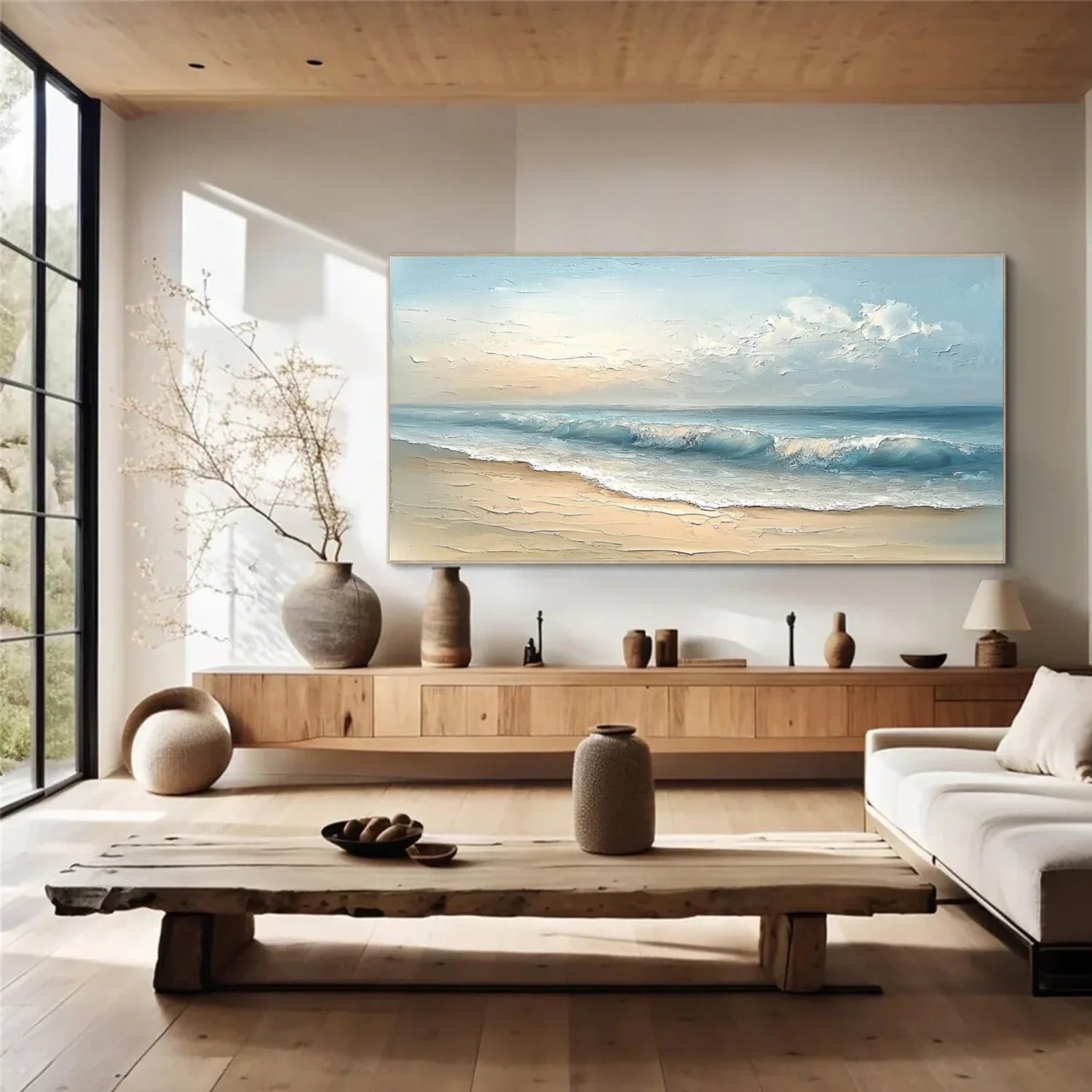 Sea & Sky Abstract Wall Art #MS193