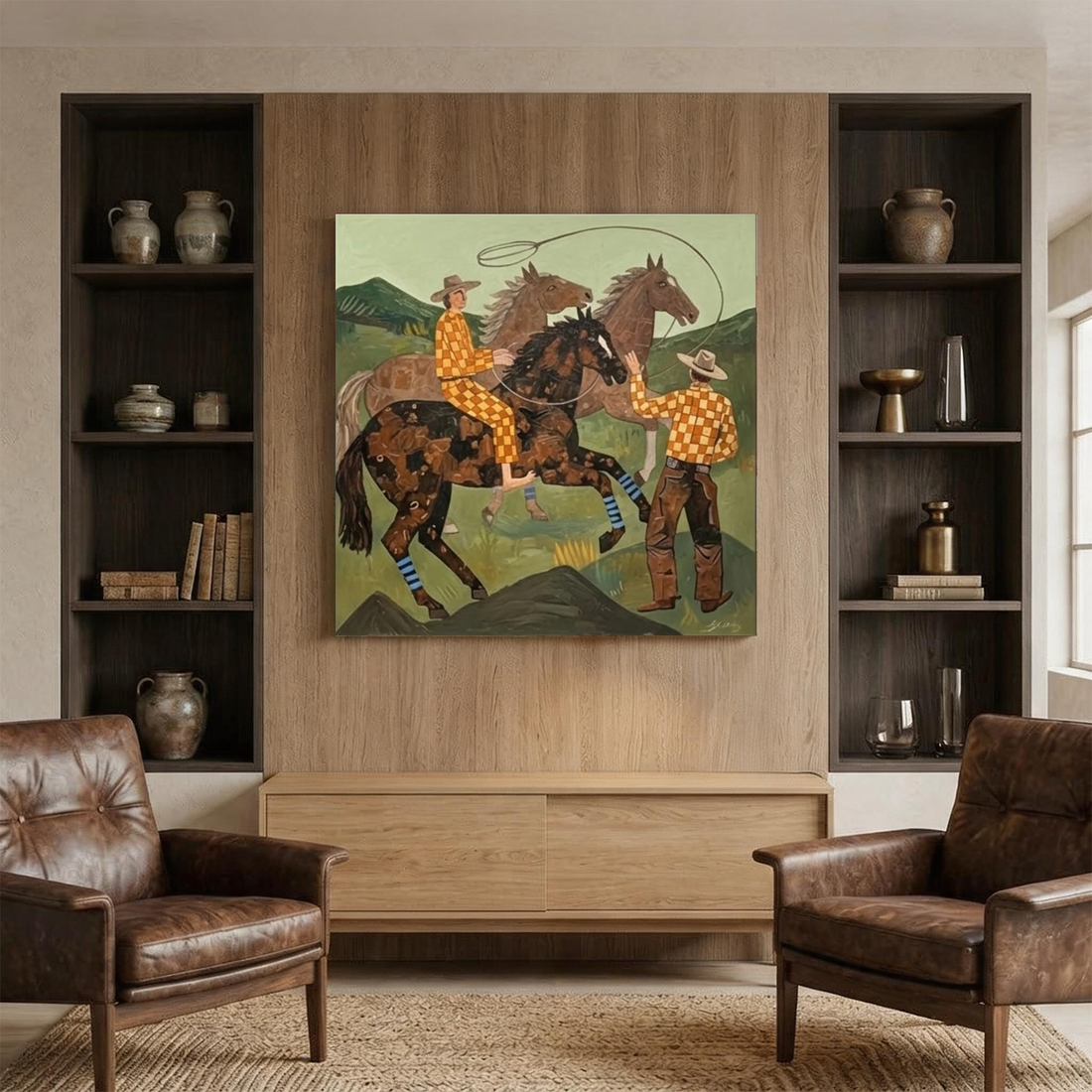 Vintage Americana Art #VA075