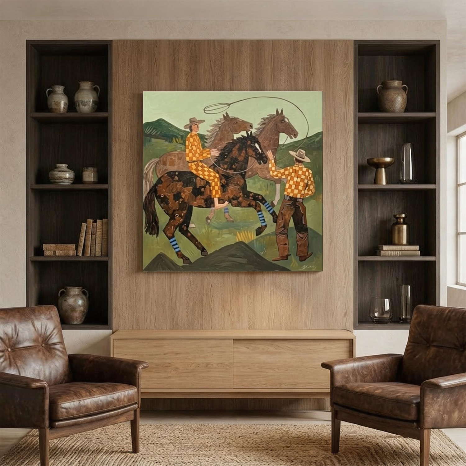 Vintage Americana Art #VA075