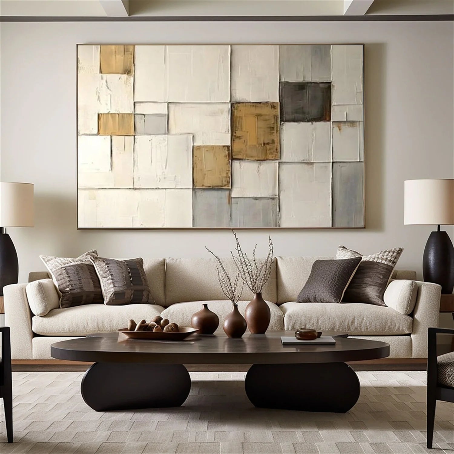 Wabi Sabi Textured Canvas Art #WS971