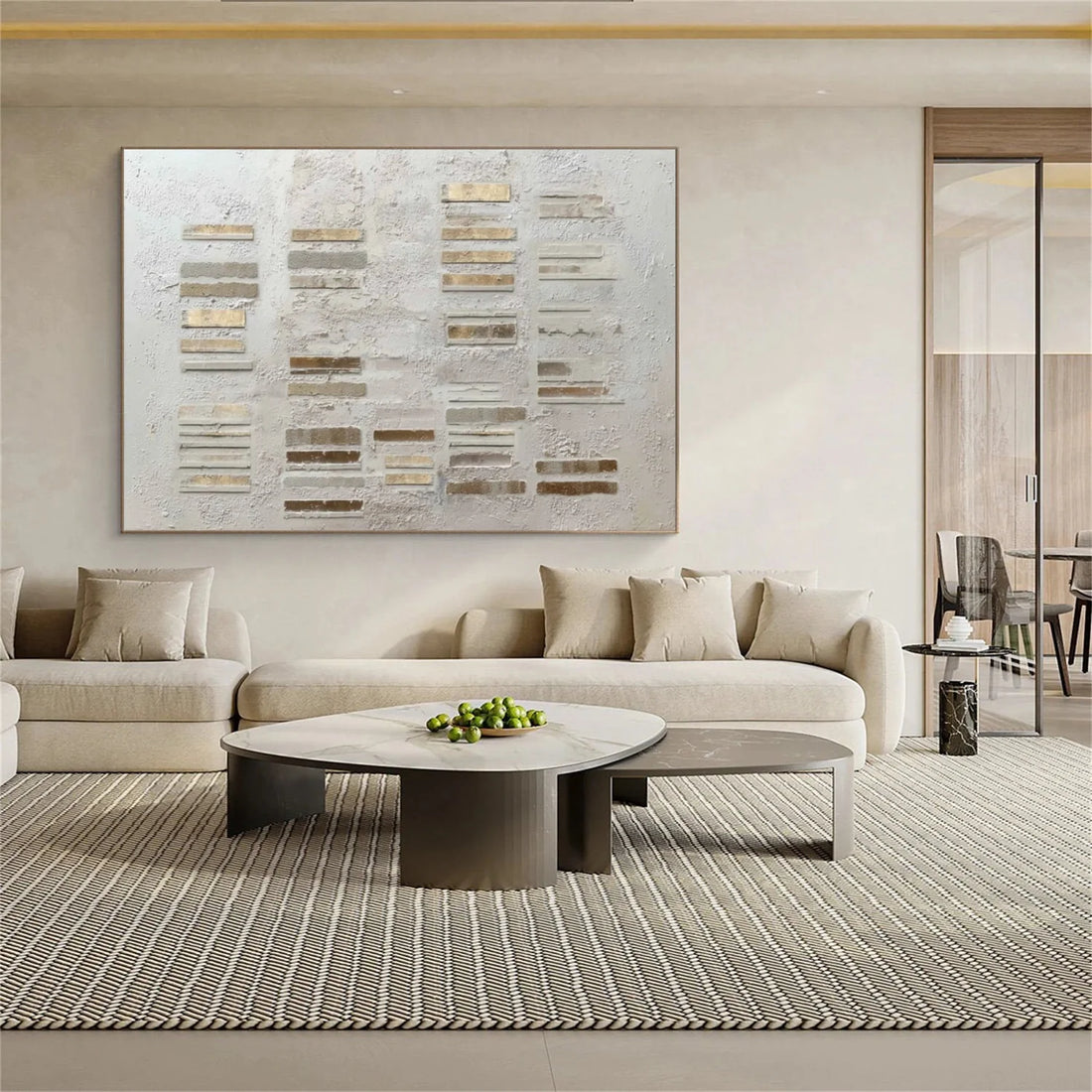 Wabi Sabi Textured Canvas Art #WS927