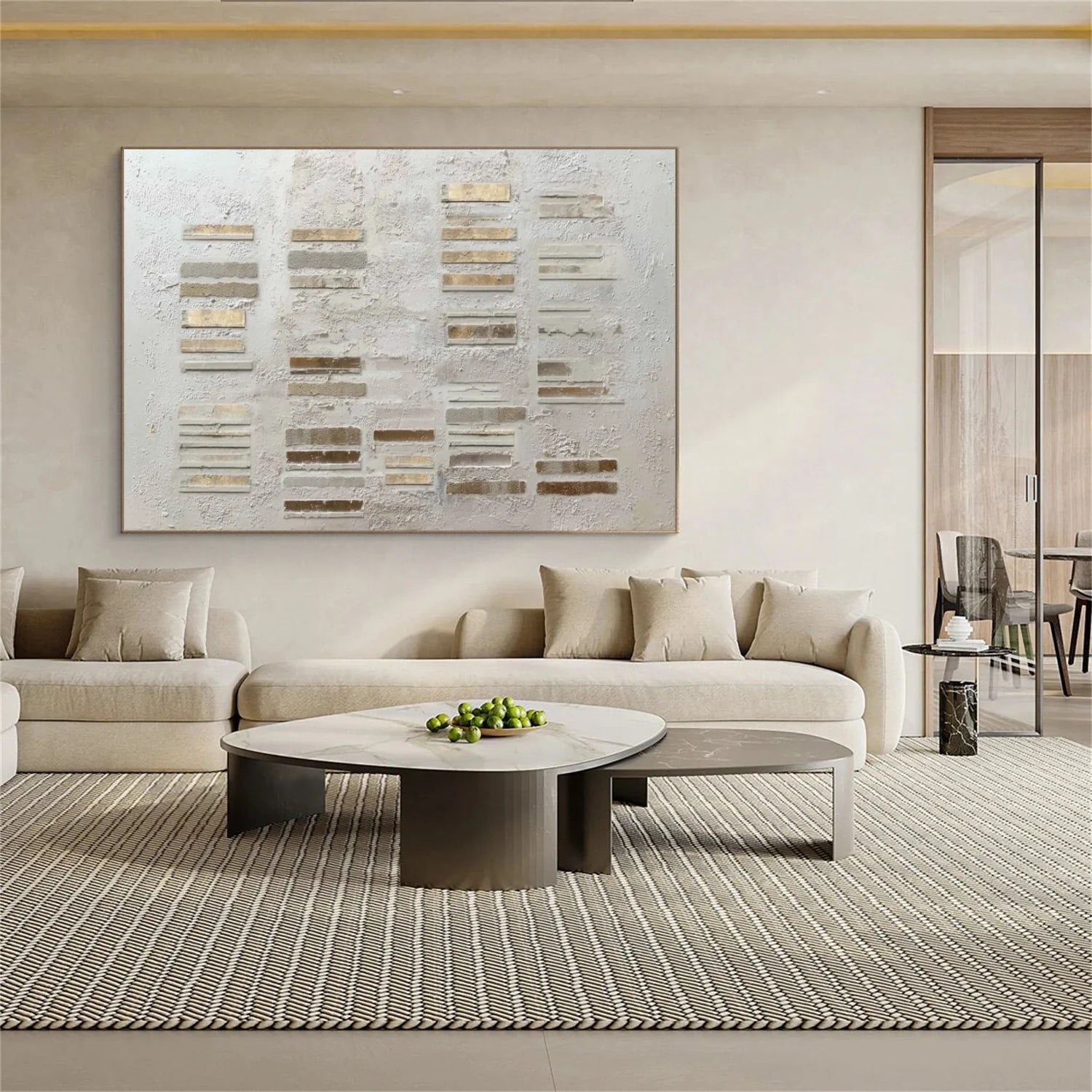 Wabi Sabi Textured Canvas Art #WS927