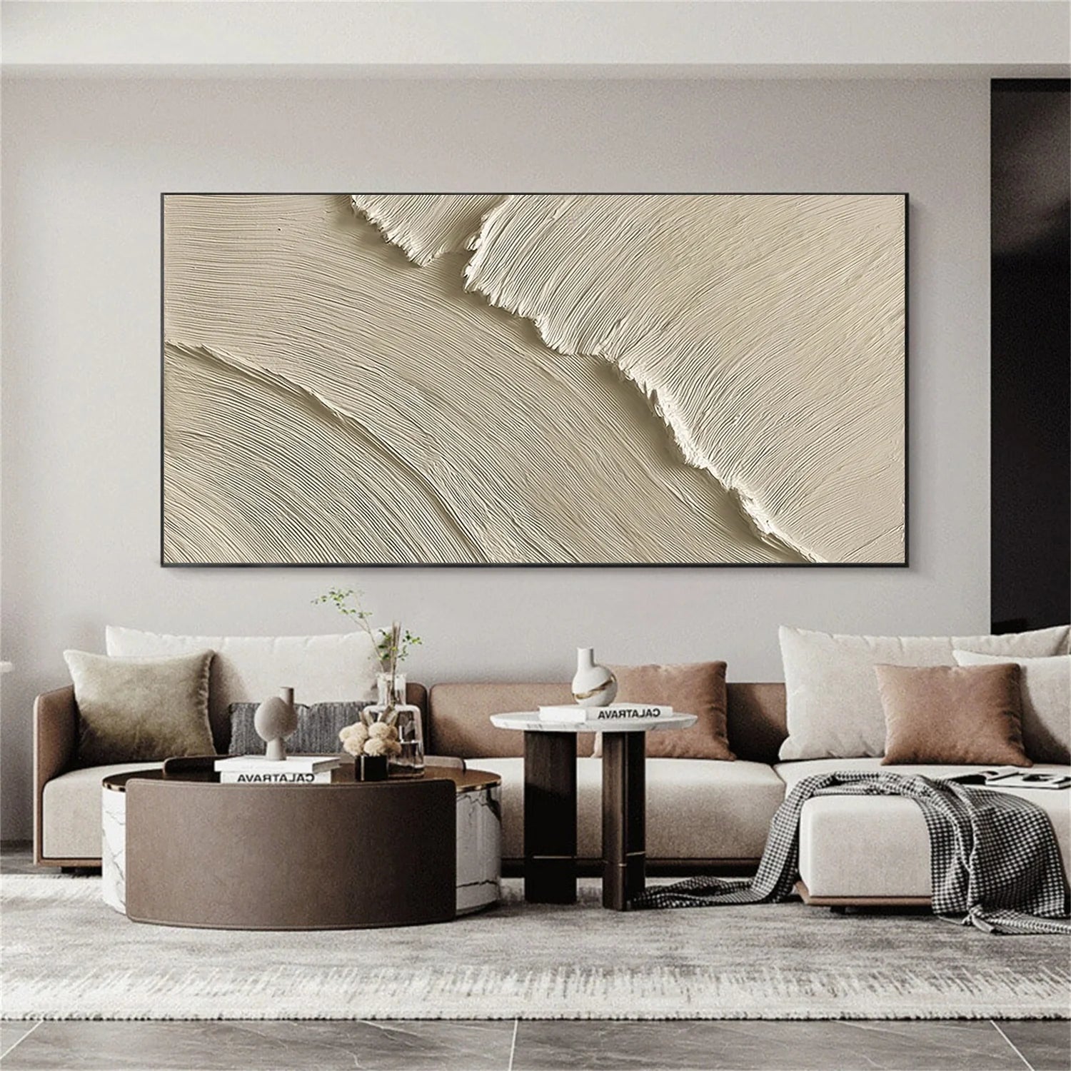 Sea & Sky Minimalist Textured Wall Art #MS243