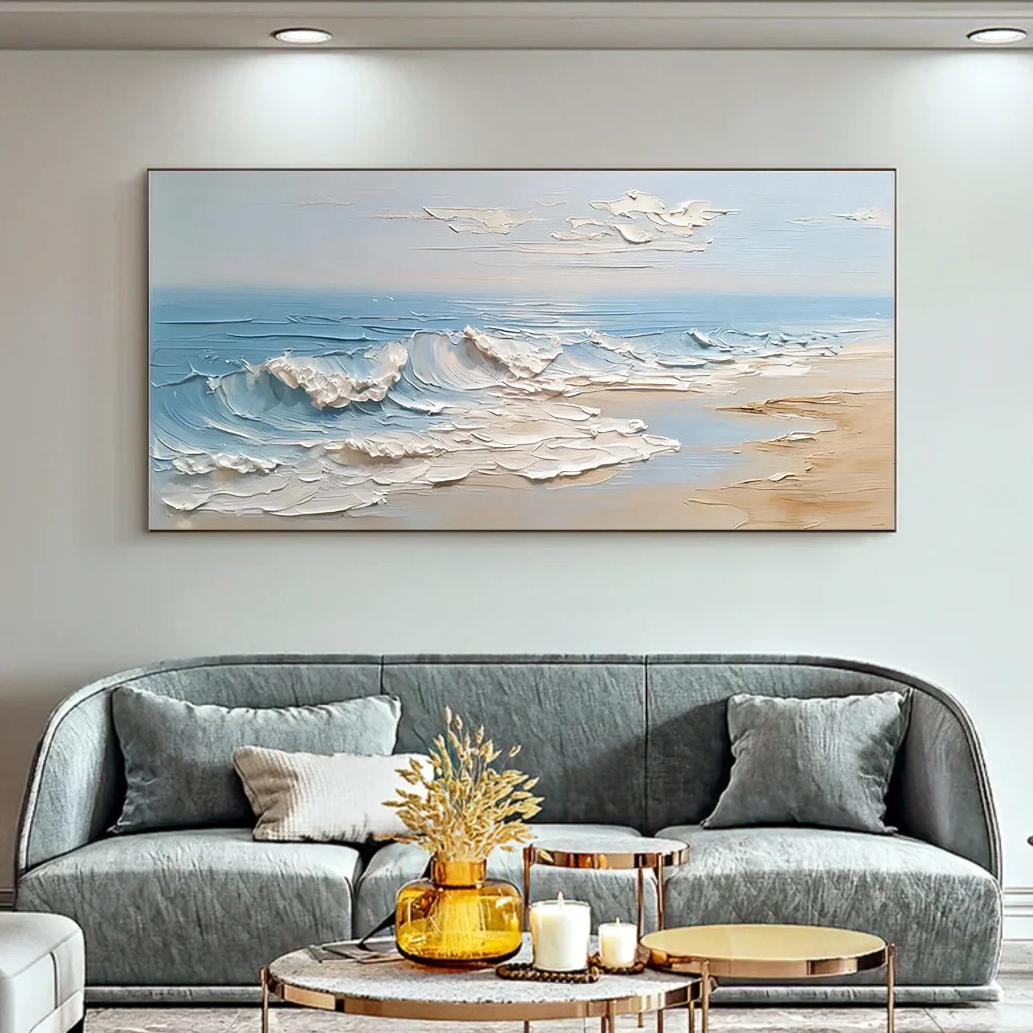 Sea & Sky Abstract Wall Art #MS295