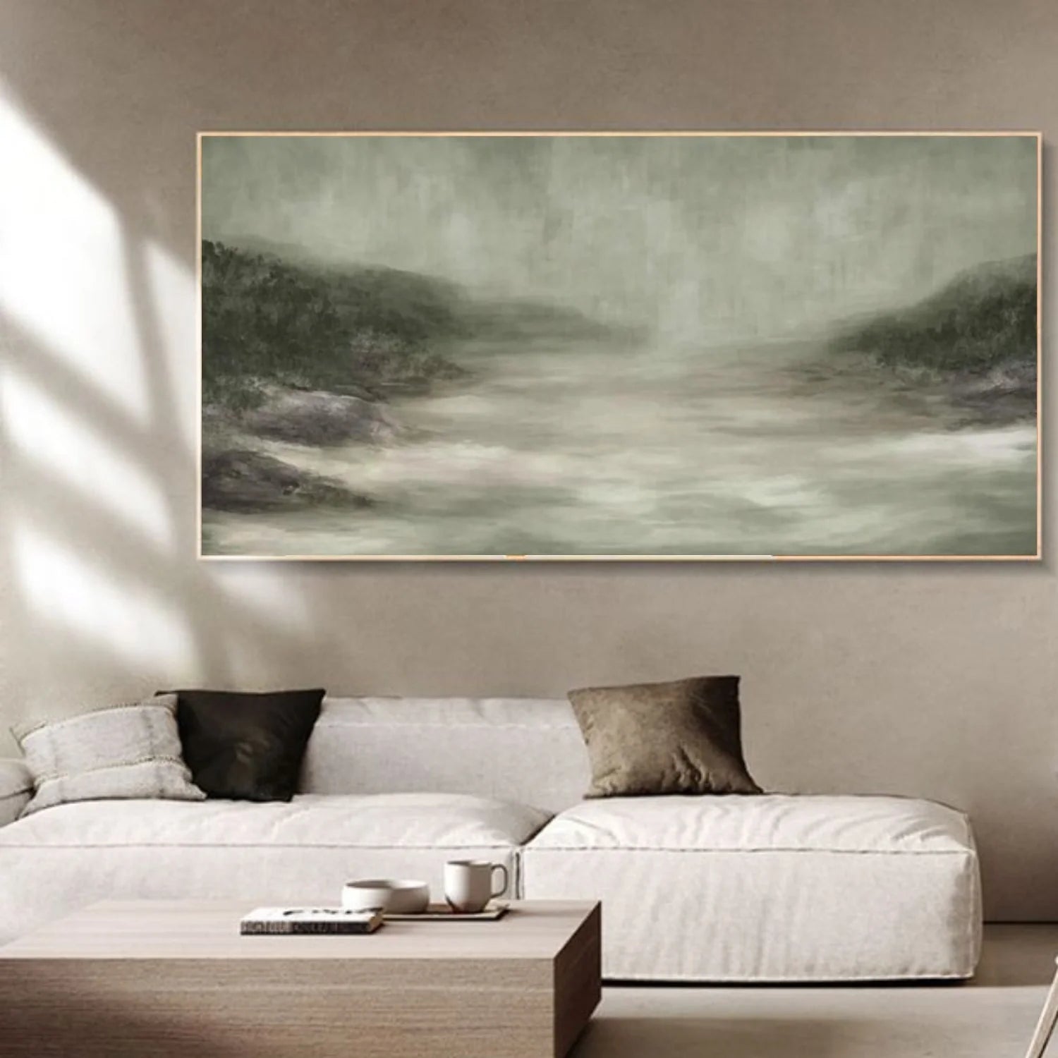 Abstract Mountain Canvas Art #MM282