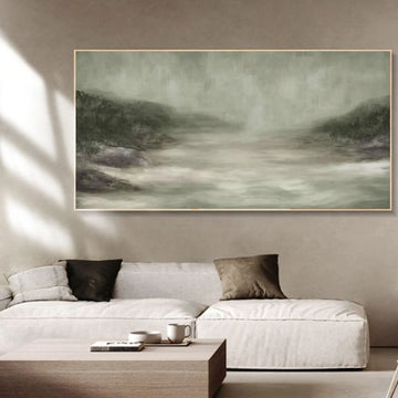 Abstract Mountain Canvas Art #MM282