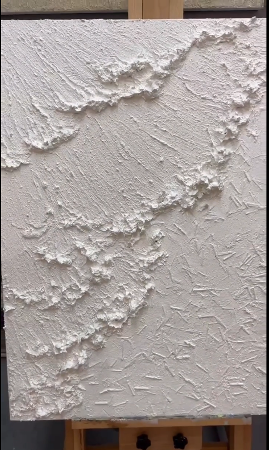 3D Spindrift Texture Painting on Canvas Original Large Size Wall Art for Room Decor #MM070