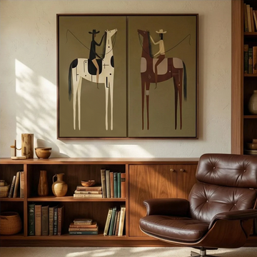 Vintage Americana Art Set of 2 #VA014