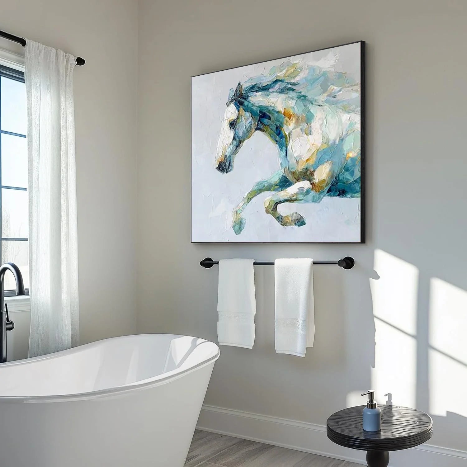 Abstract Animal Horse Wall Art #AL159