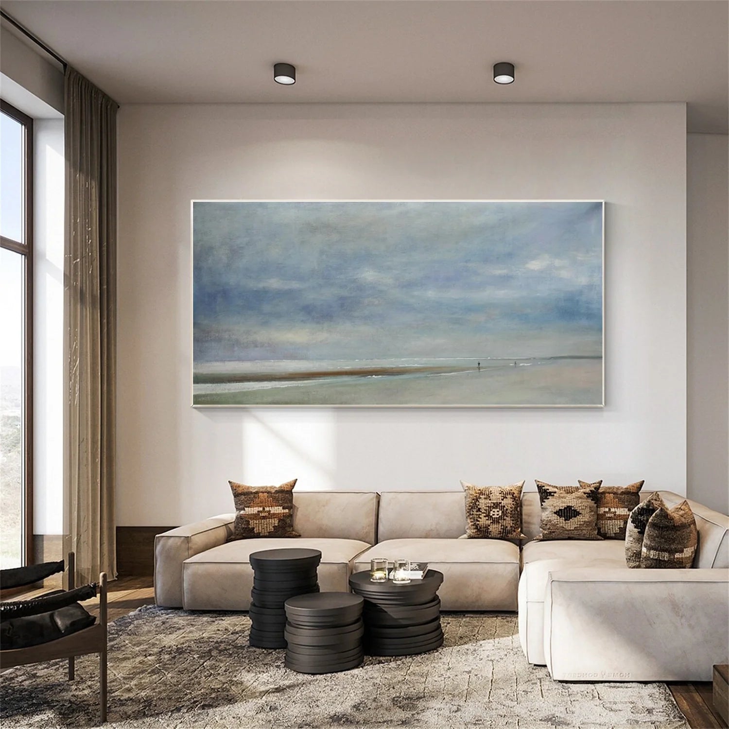 Sea & Sky Abstract Wall Art #MS163