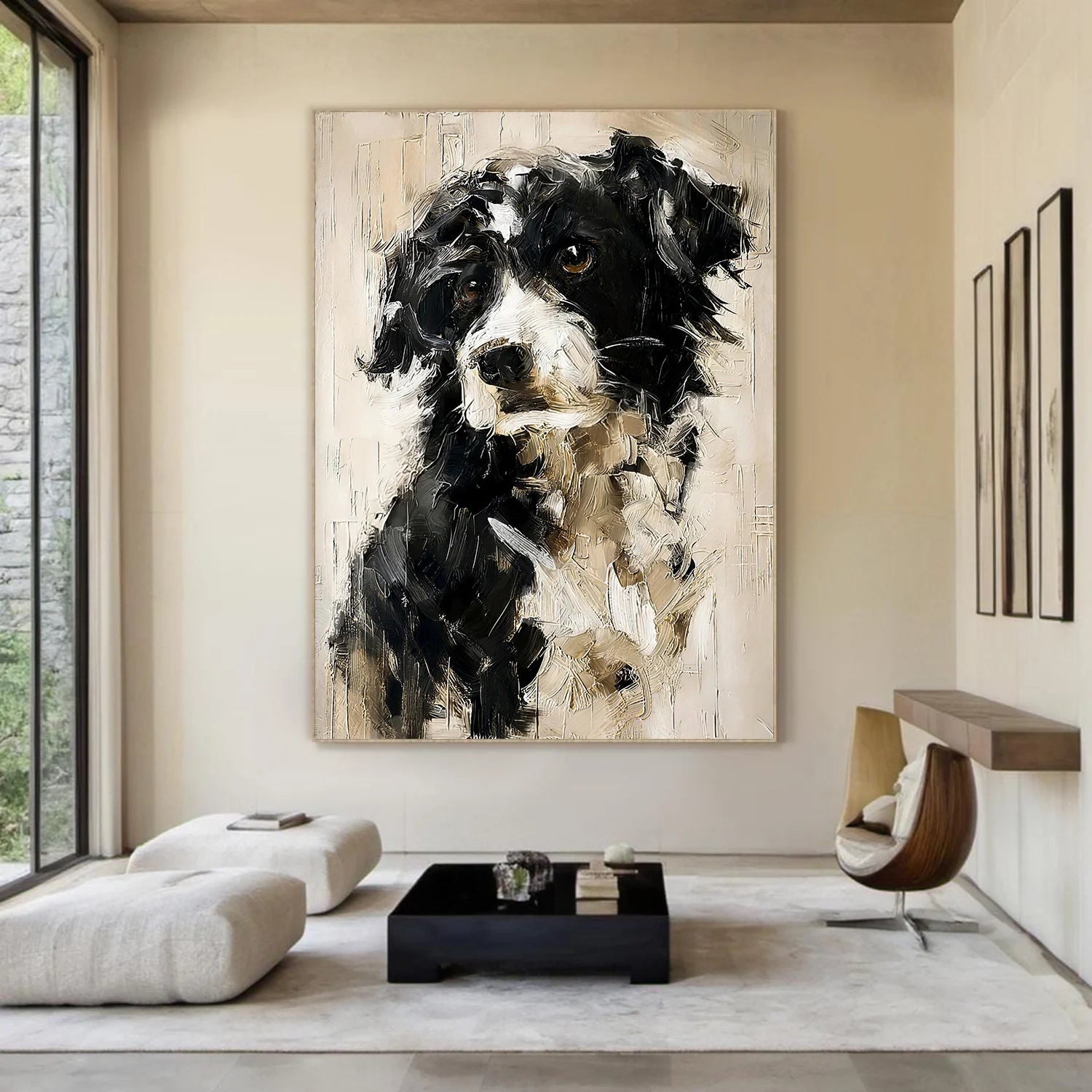 Abstract Animal Dog Wall Art #AL191