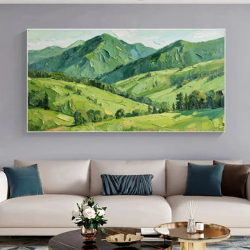 Abstract Mountain Canvas Art #MM280