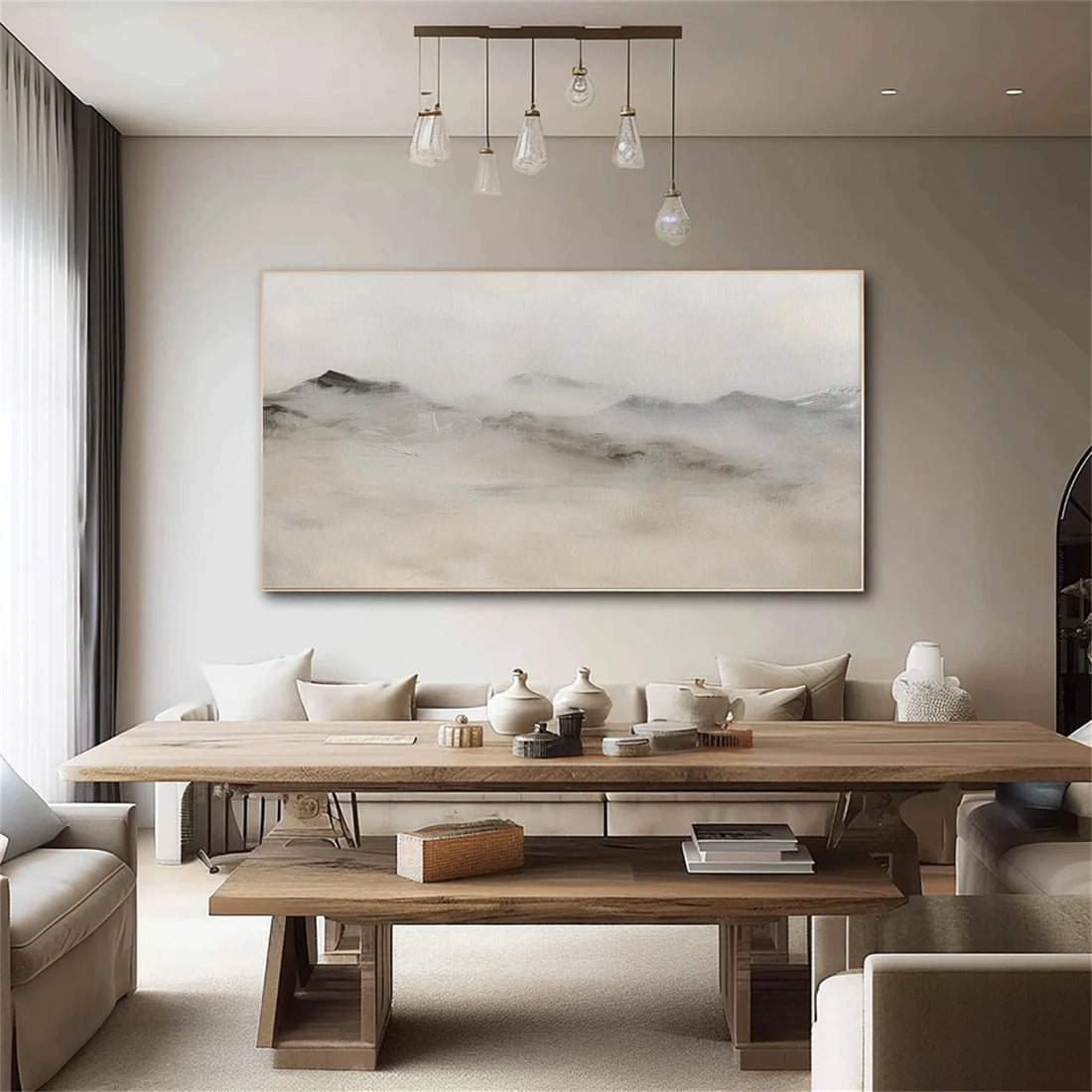 Minimalist Mountain Canvas Art #MM389