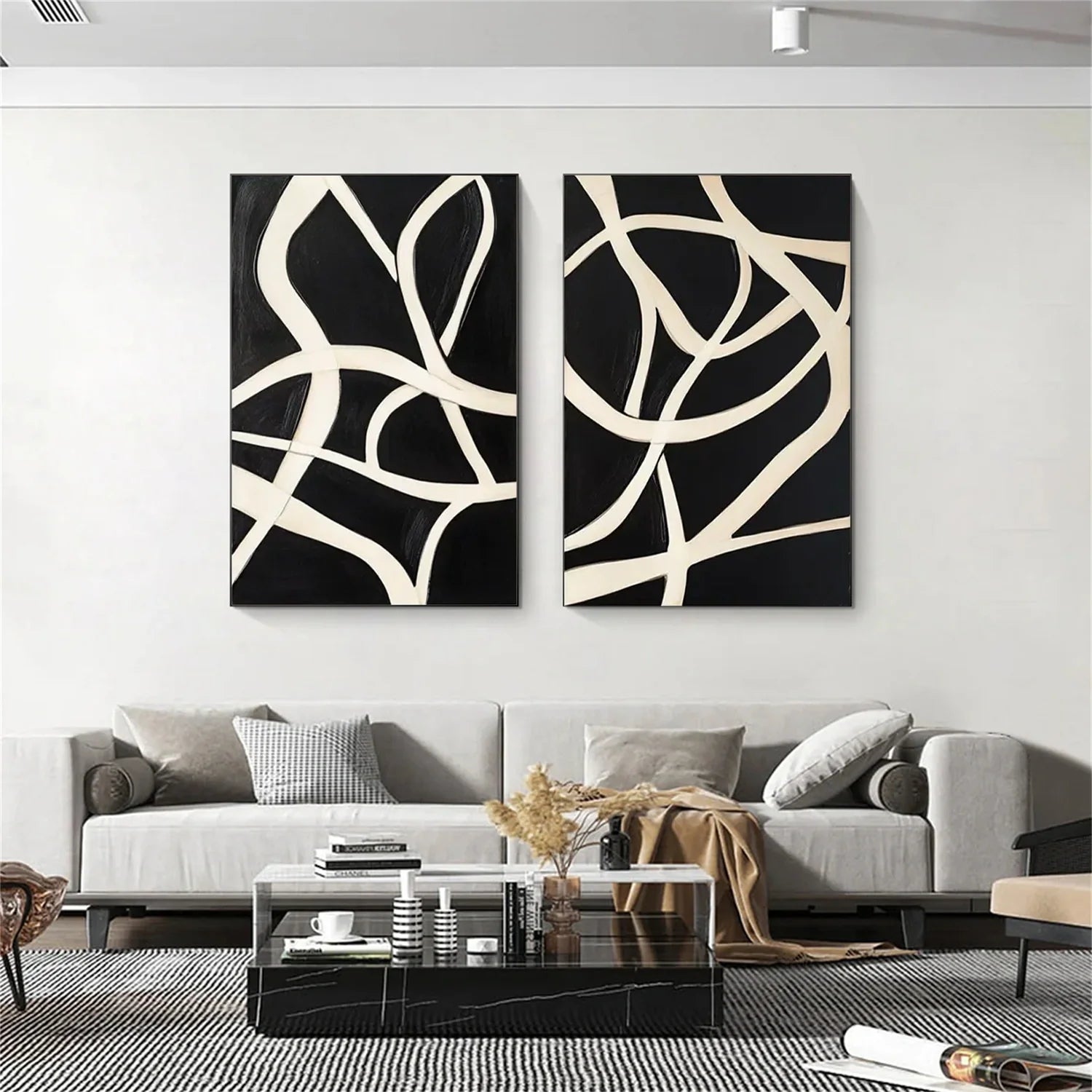 Abstract Tranquility Set of 2 #WS554