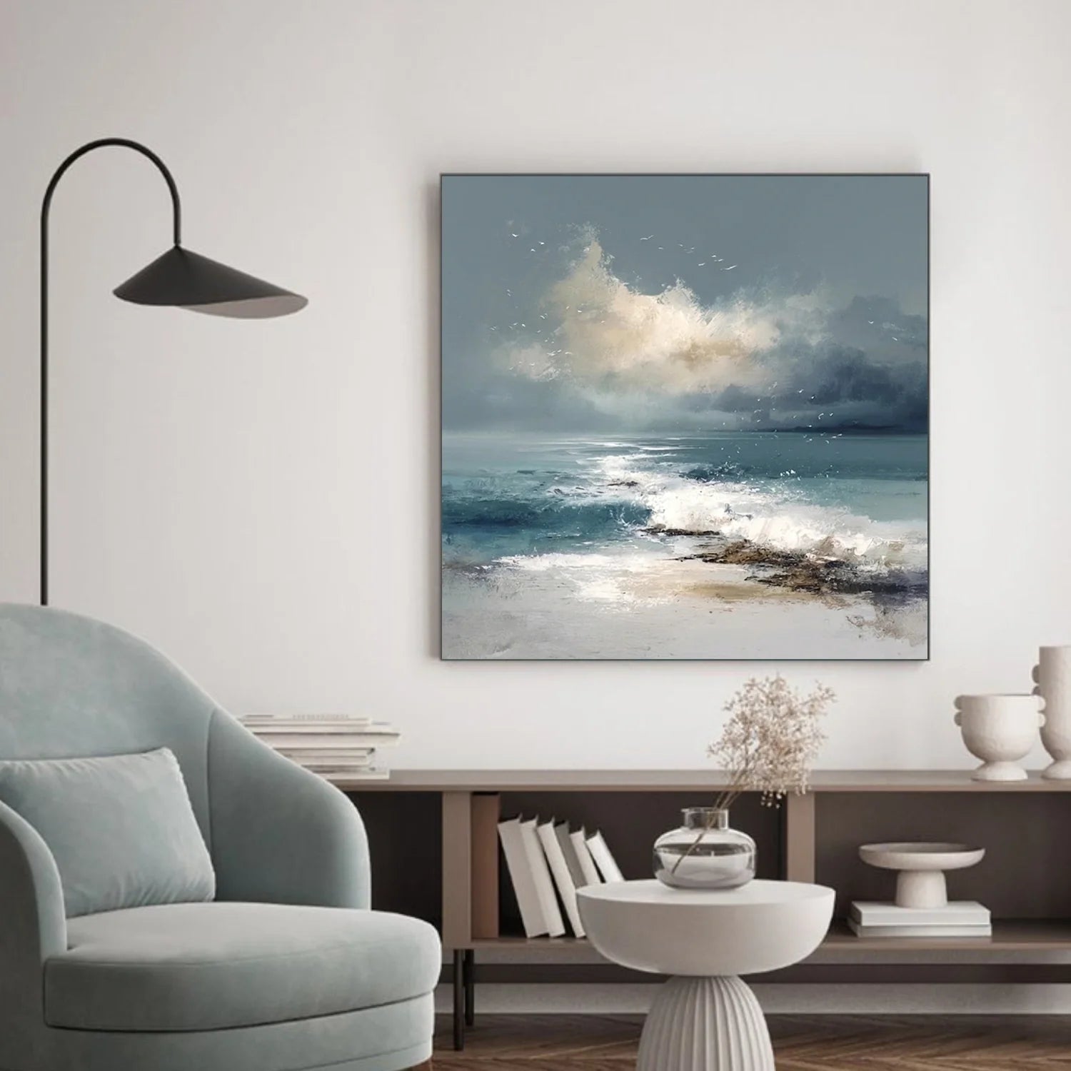 Sea & Sky Abstract Wall Art #MS293