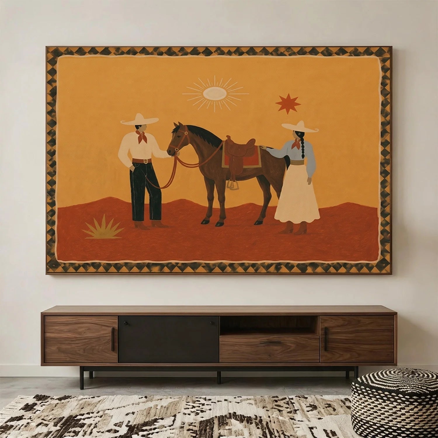 Vintage Americana Art #VA090