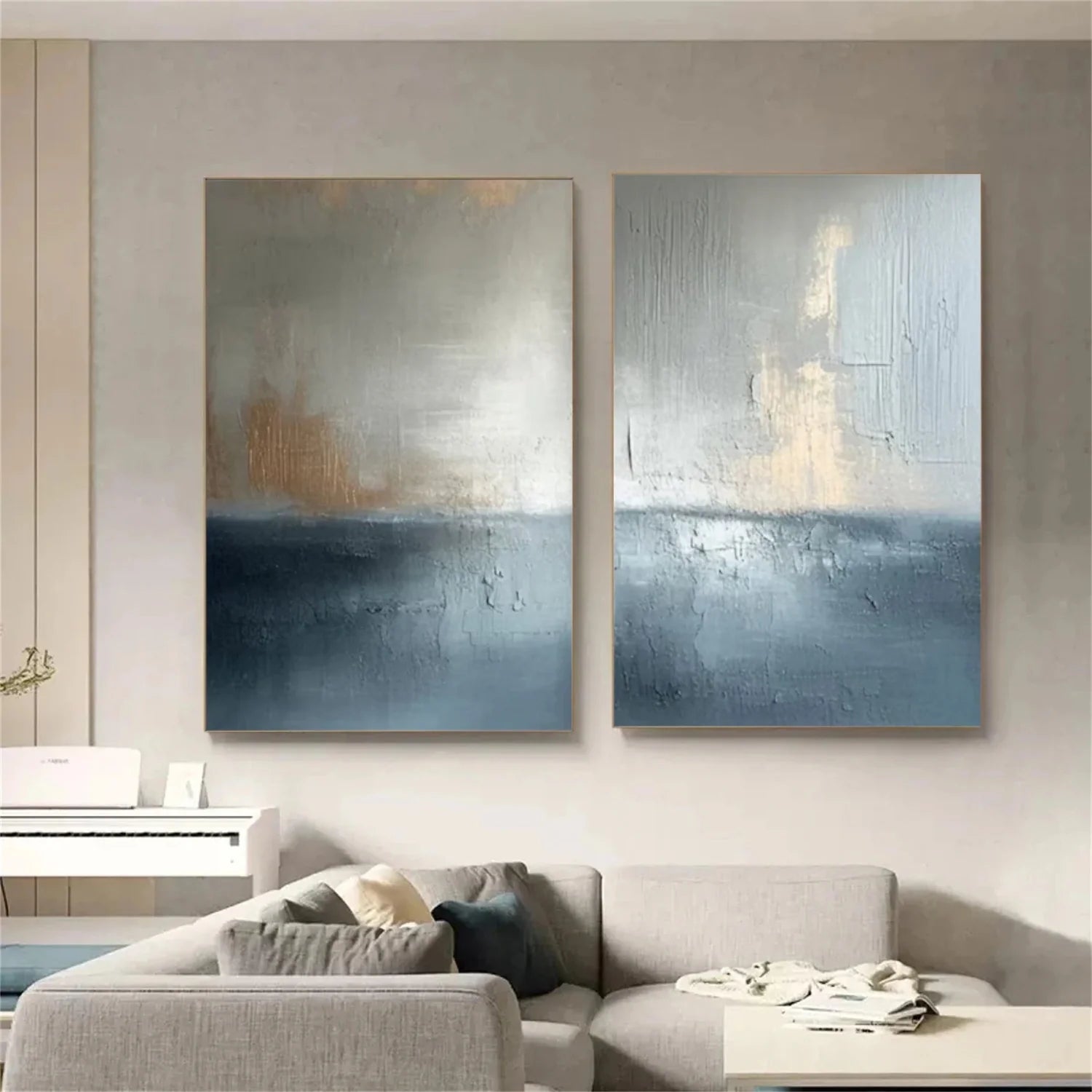 Abstract Canvas Art Set of 2 #WS741