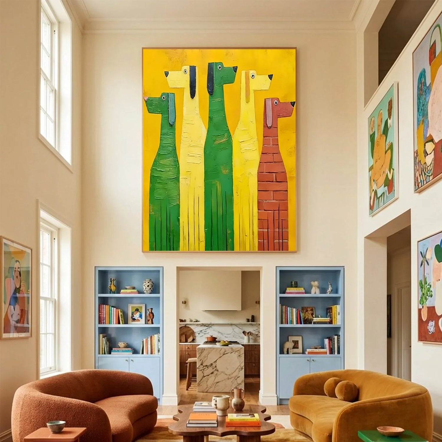 Abstract Animal Wall Art #AL199