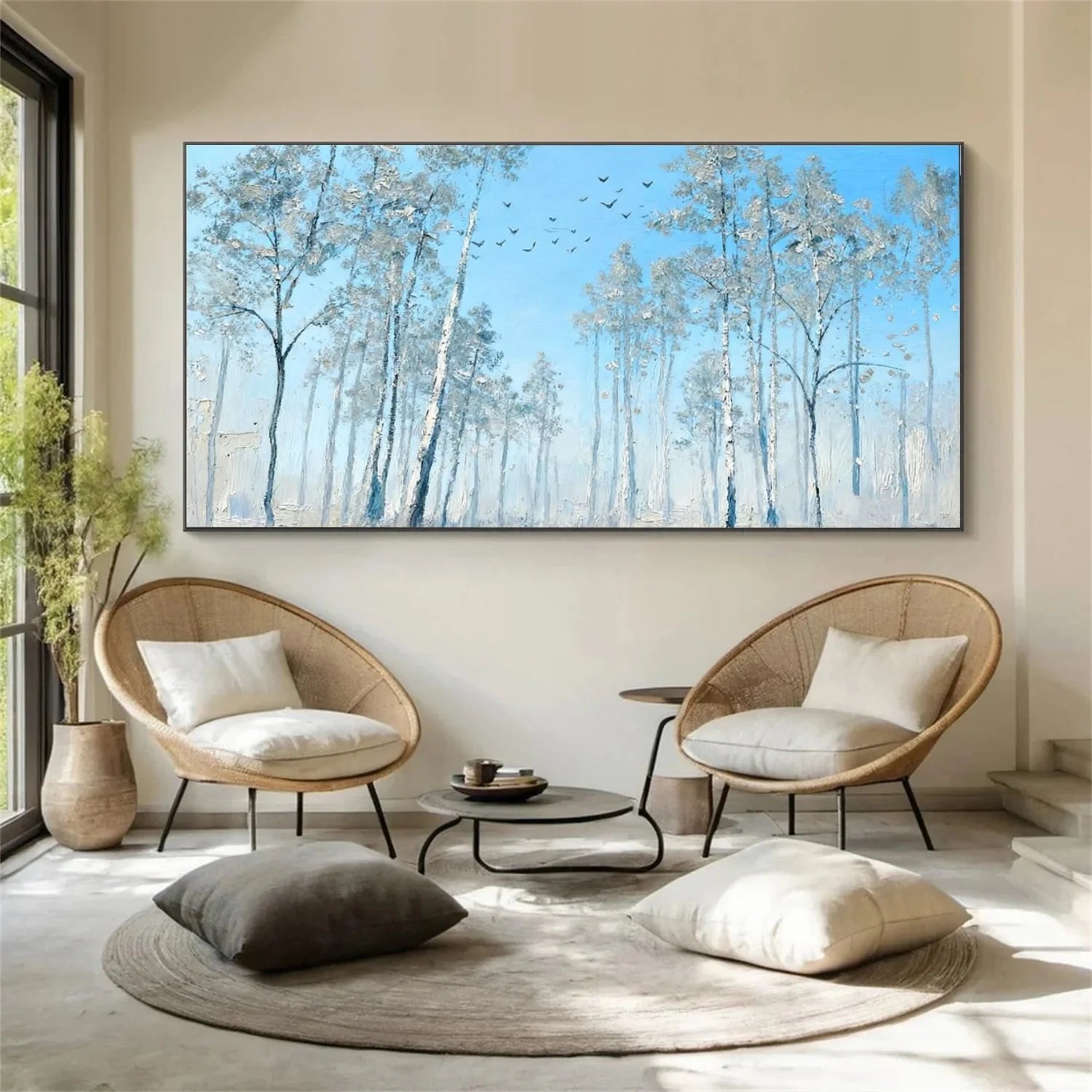 Flower & Tree Abstract Wall Art #ML179