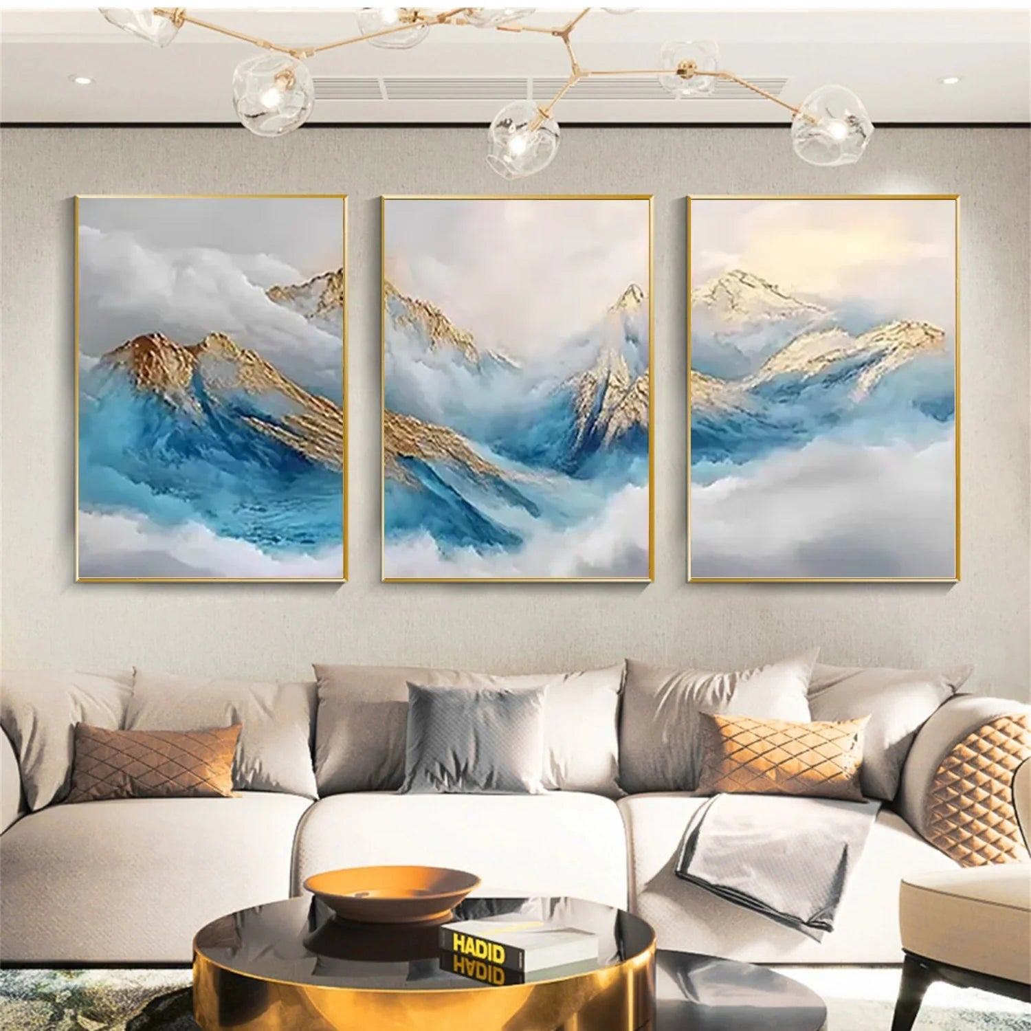 Minimalist Mountain Canvas Art Set of 3 #MM300