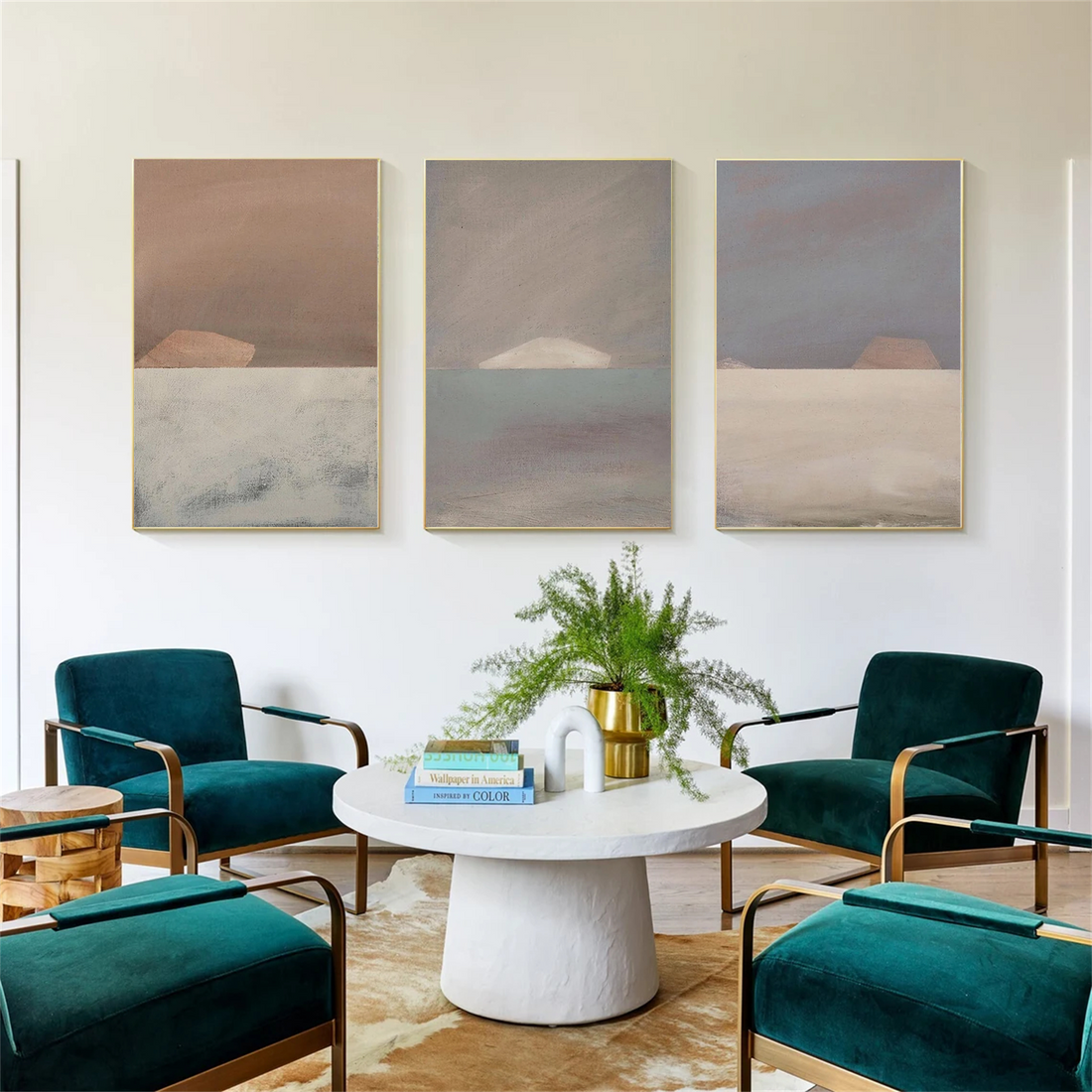 Abstract Canvas Art Set of 3 #WS680