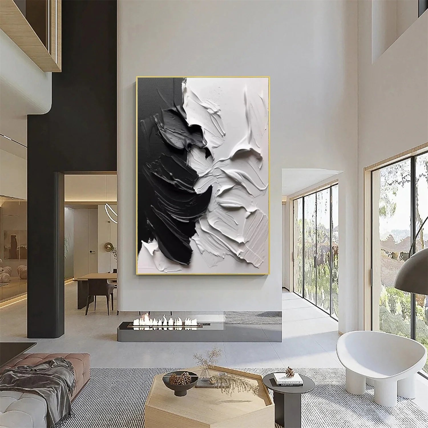 Minimalist Textured Canvas Art #MM318
