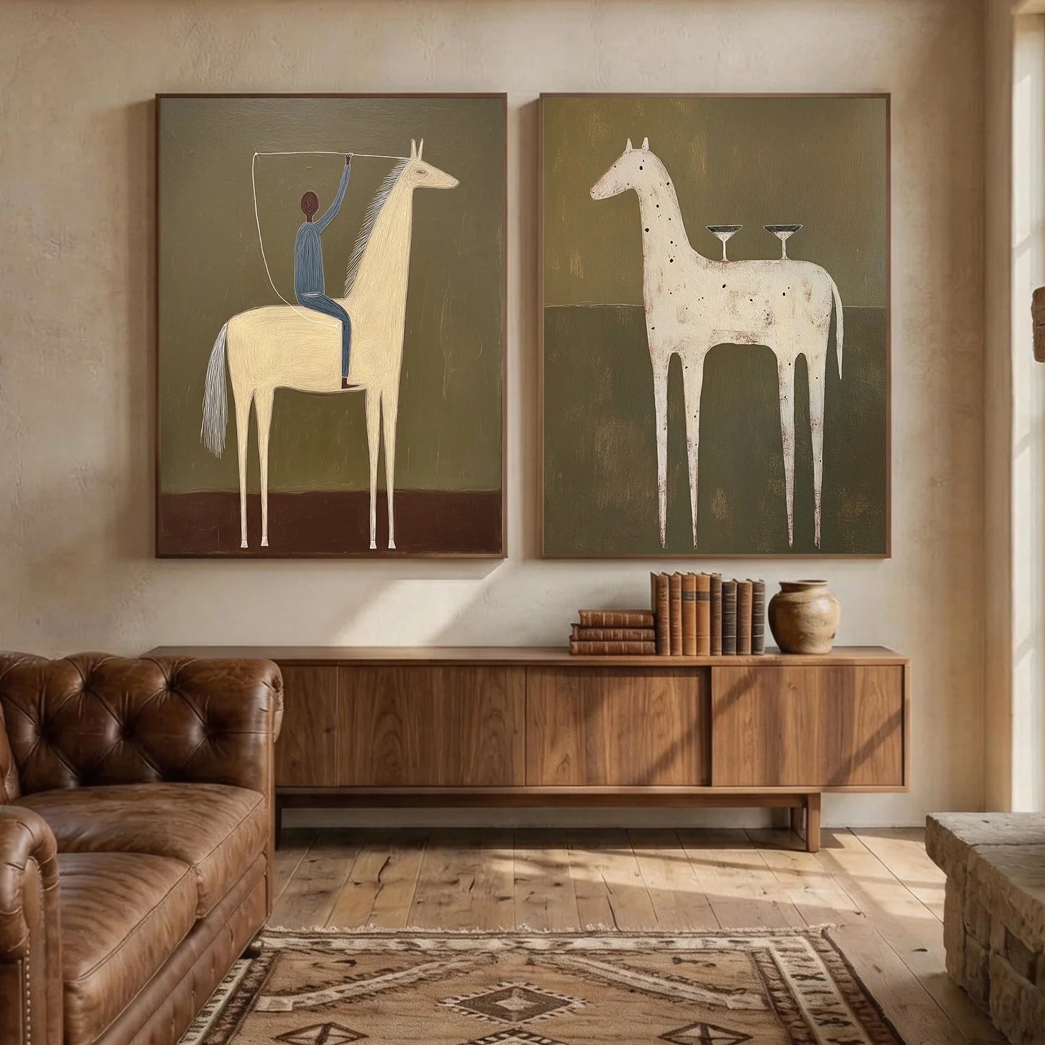 Vintage Americana Art Set of 2 #VA127