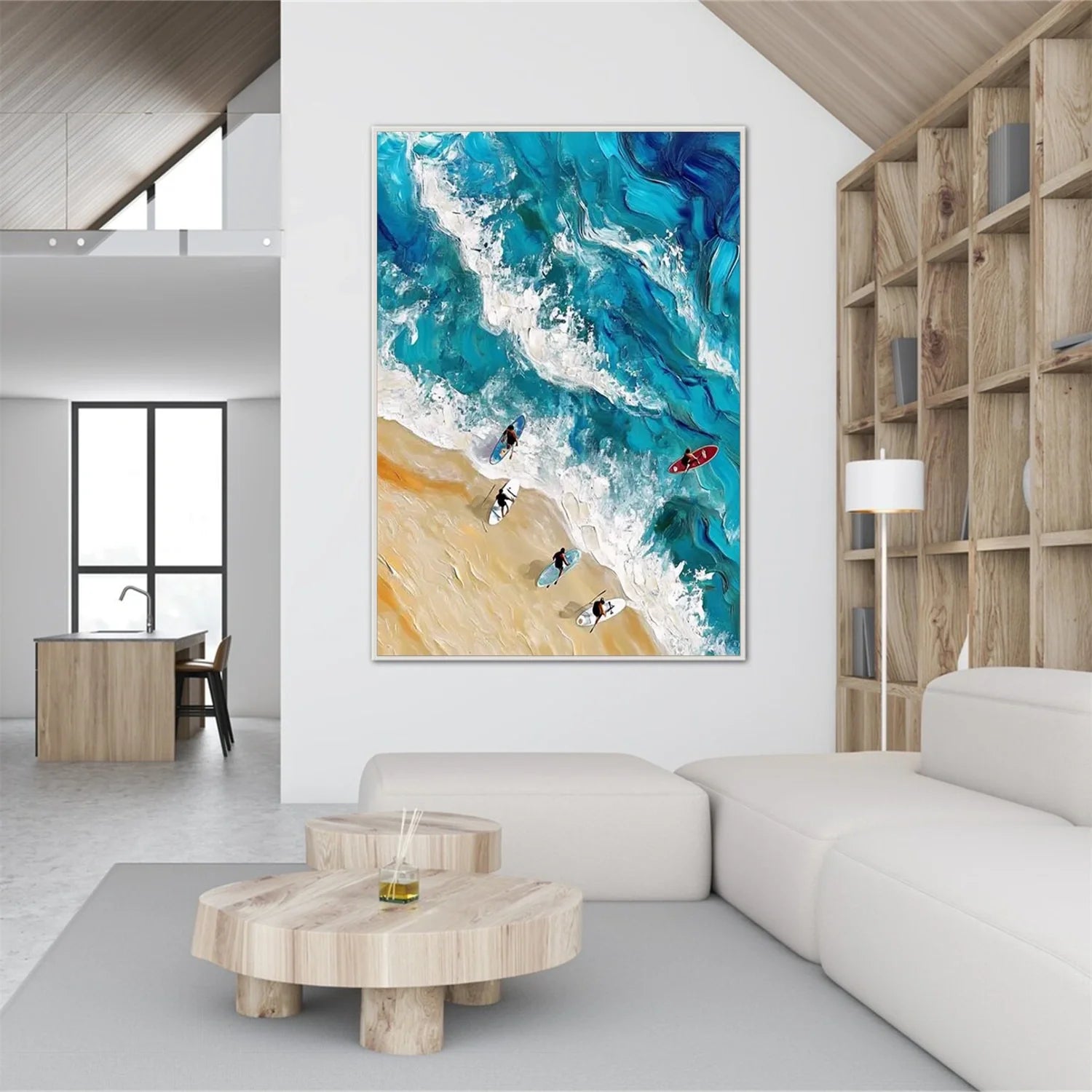 Swimming Sport Textured Wall Art #SA015