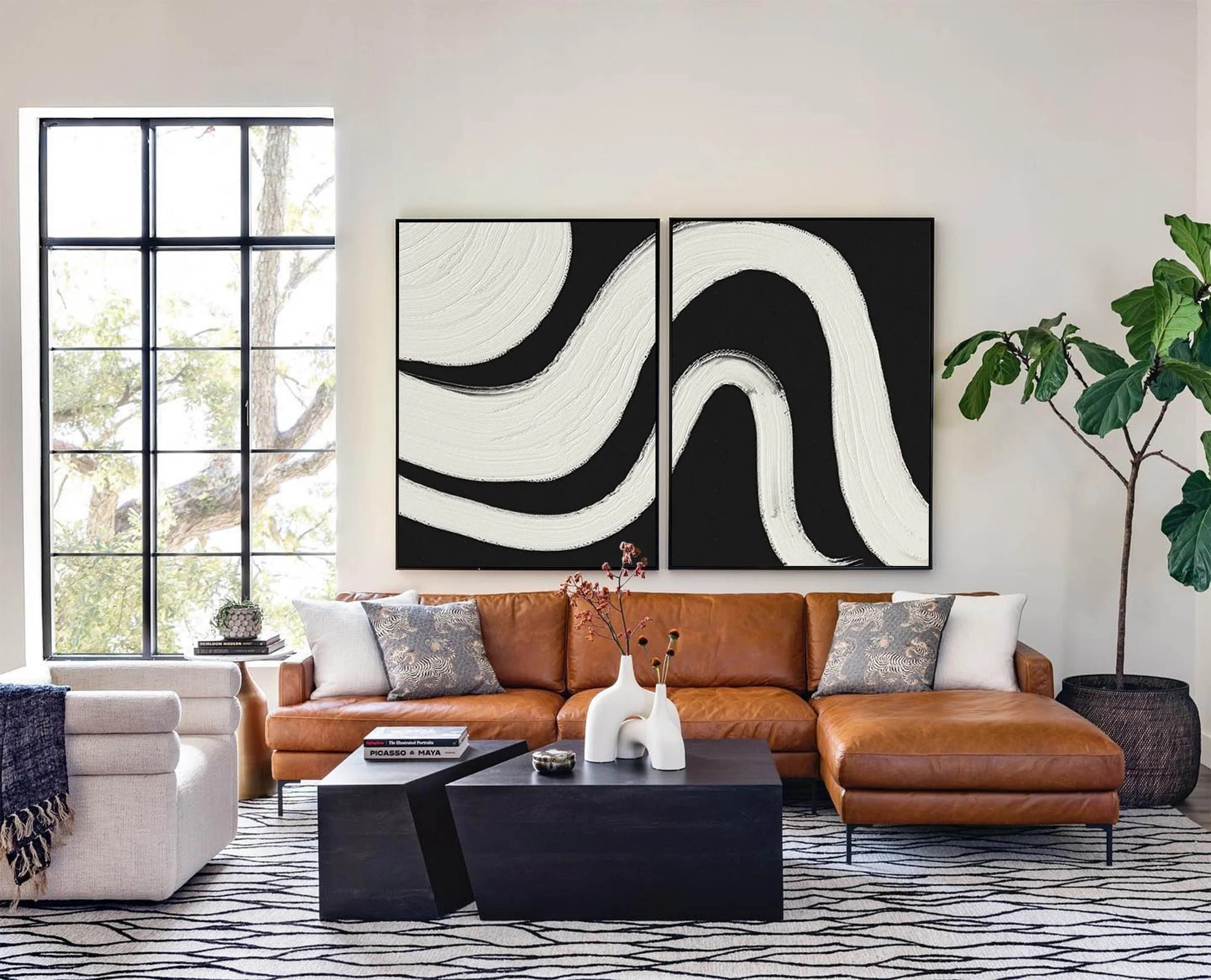 Abstract Tranquility Set of 2 #WS020