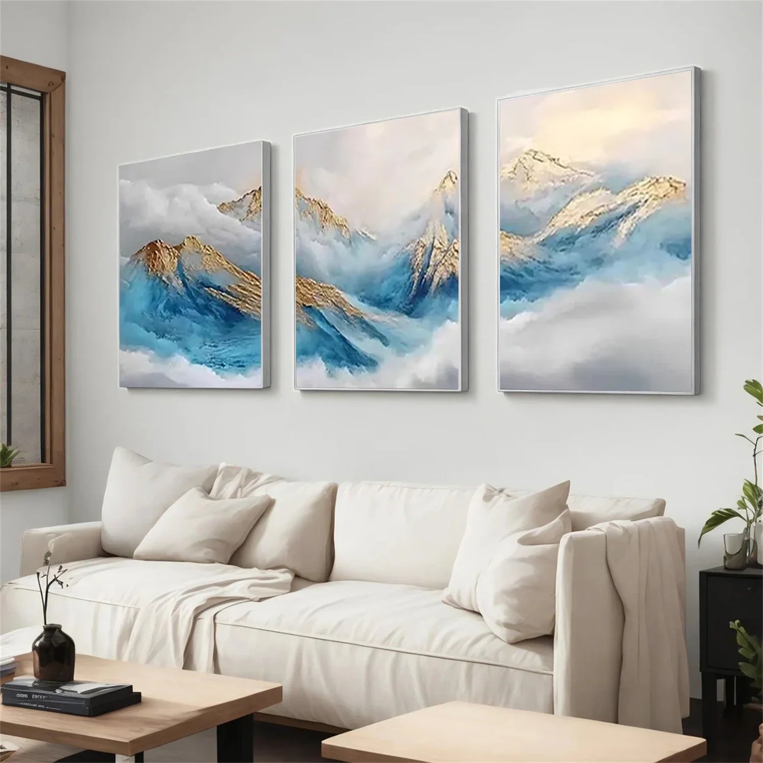 Minimalist Mountain Canvas Art Set of 3 #MM300