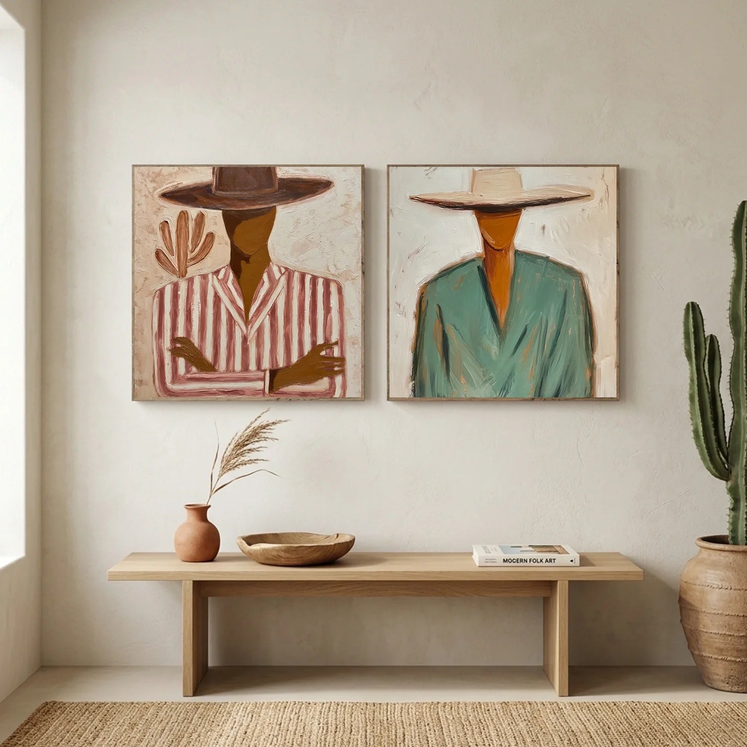 Vintage Americana Art Set of 2 #VA028