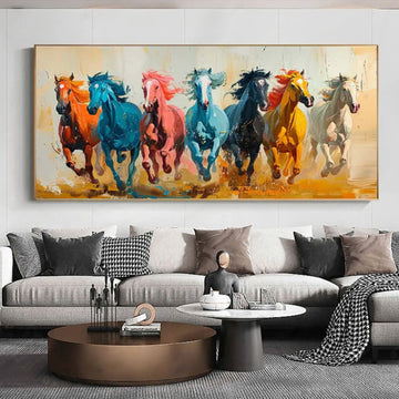 Abstract Animal Horse Wall Art #AL185