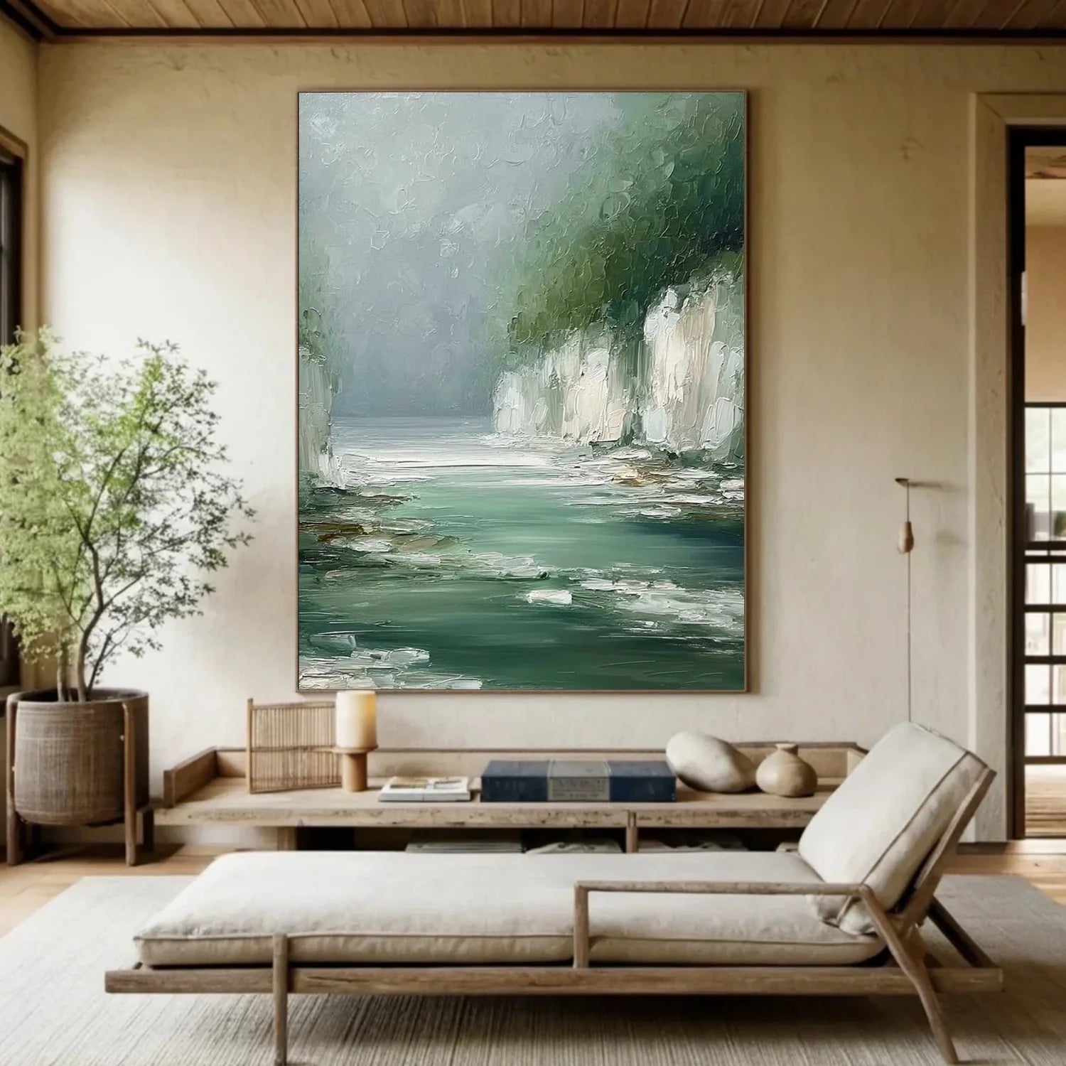 Sea & Sky Abstract Wall Art #MS279