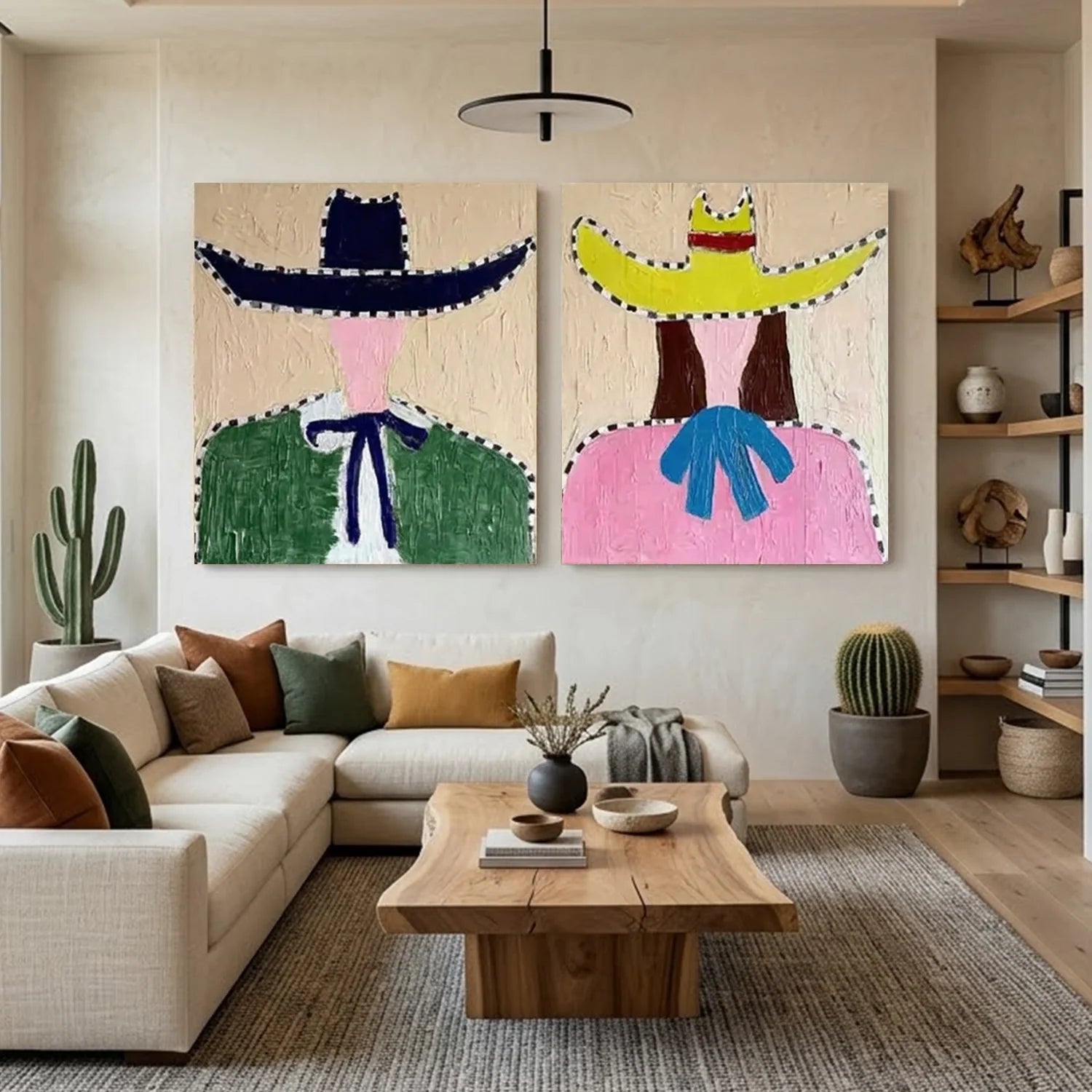 Vintage Americana Art Set of 2 #VA122