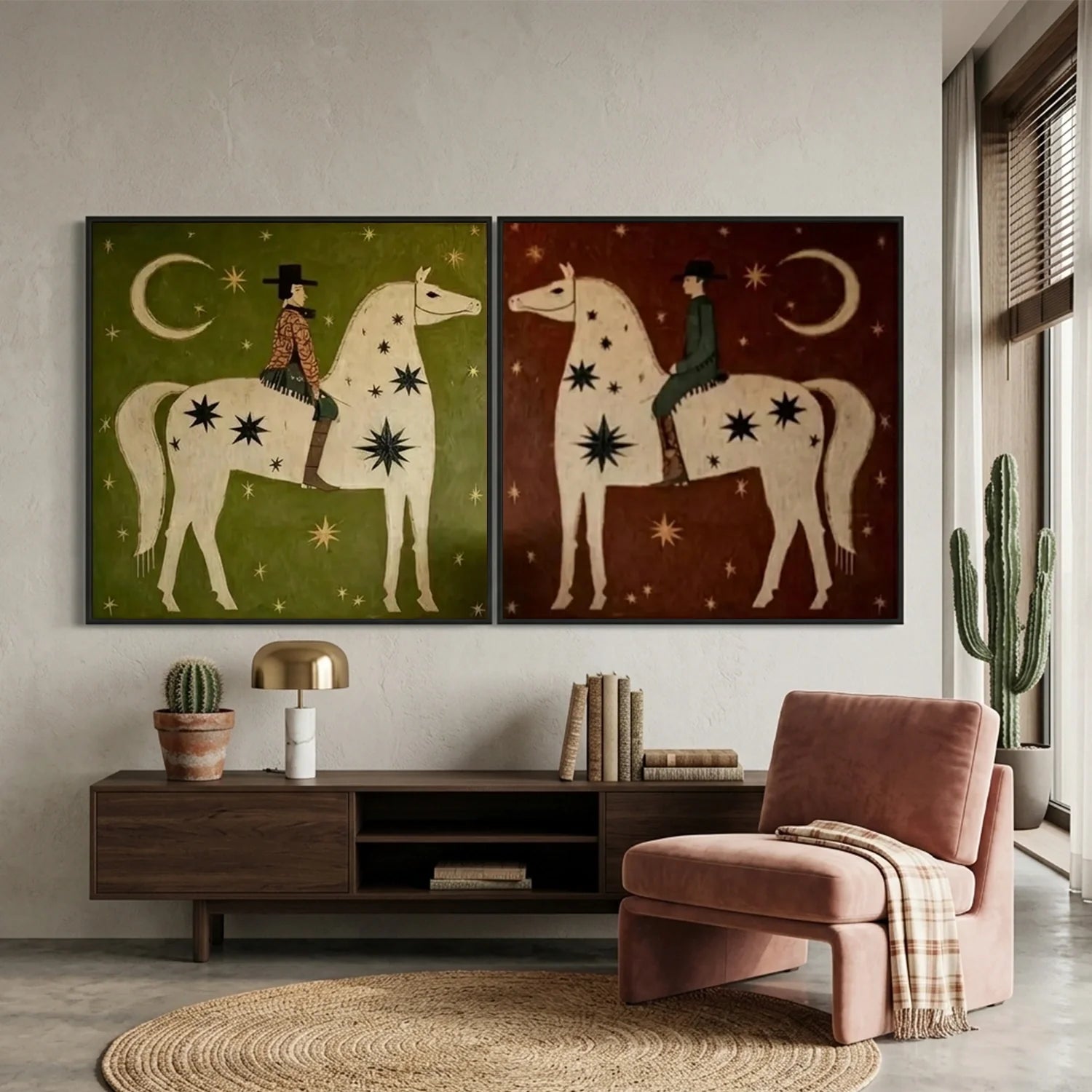 Vintage Americana Art Set of 2 #VA123