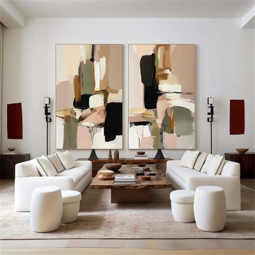 Abstract Canvas Art Set of 2 #WS662