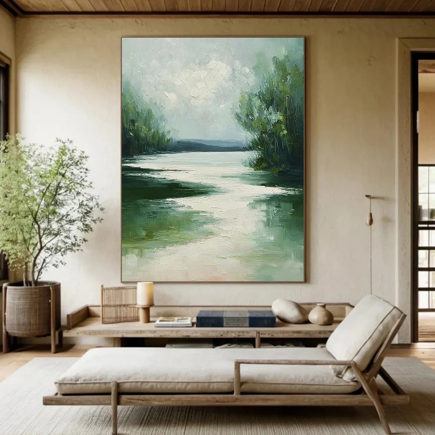 Sea & Sky Abstract Wall Art #MS281