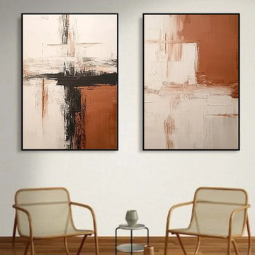 Abstract Canvas Art Set of 2 #WS1019