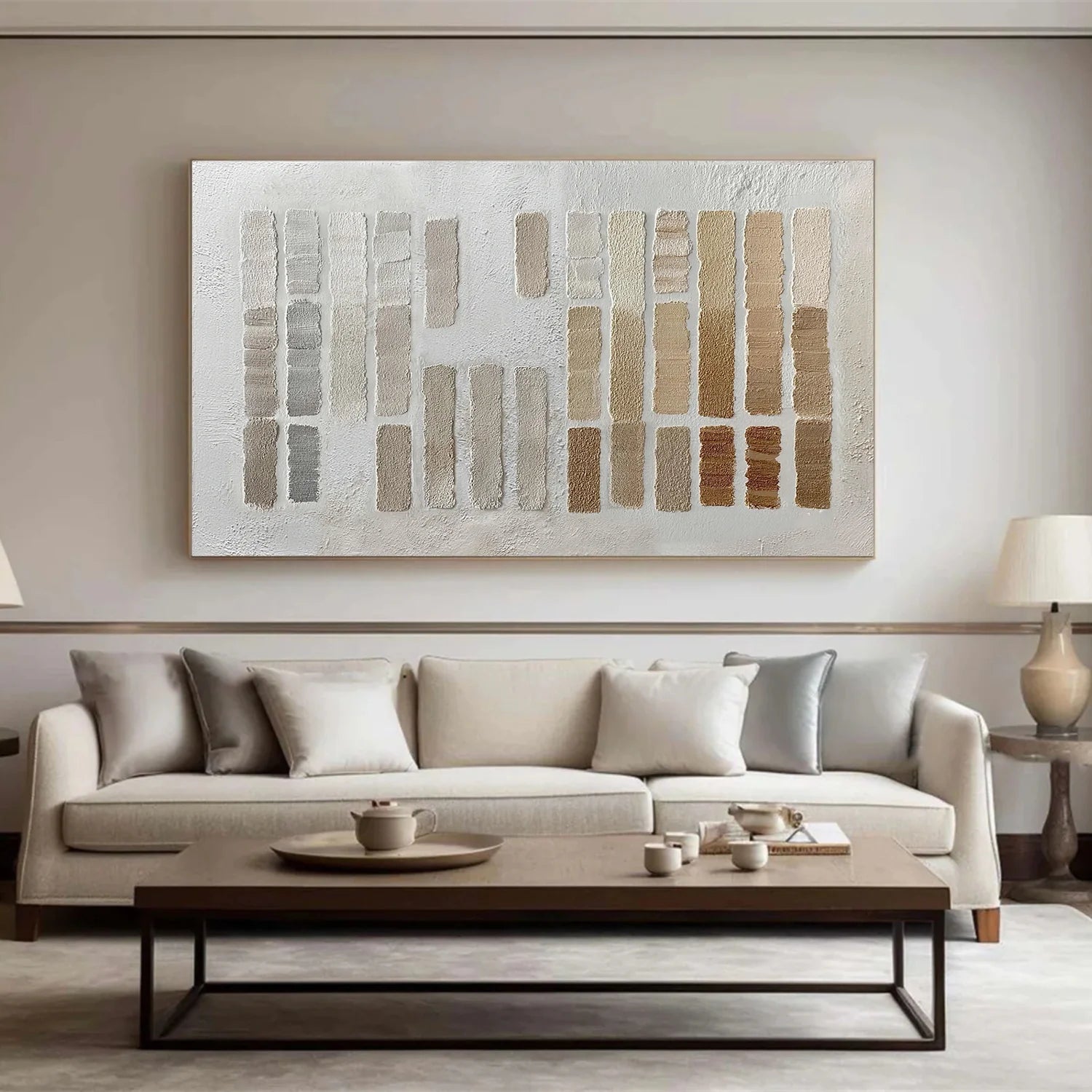 Wabi Sabi Textured Canvas Art #WS929