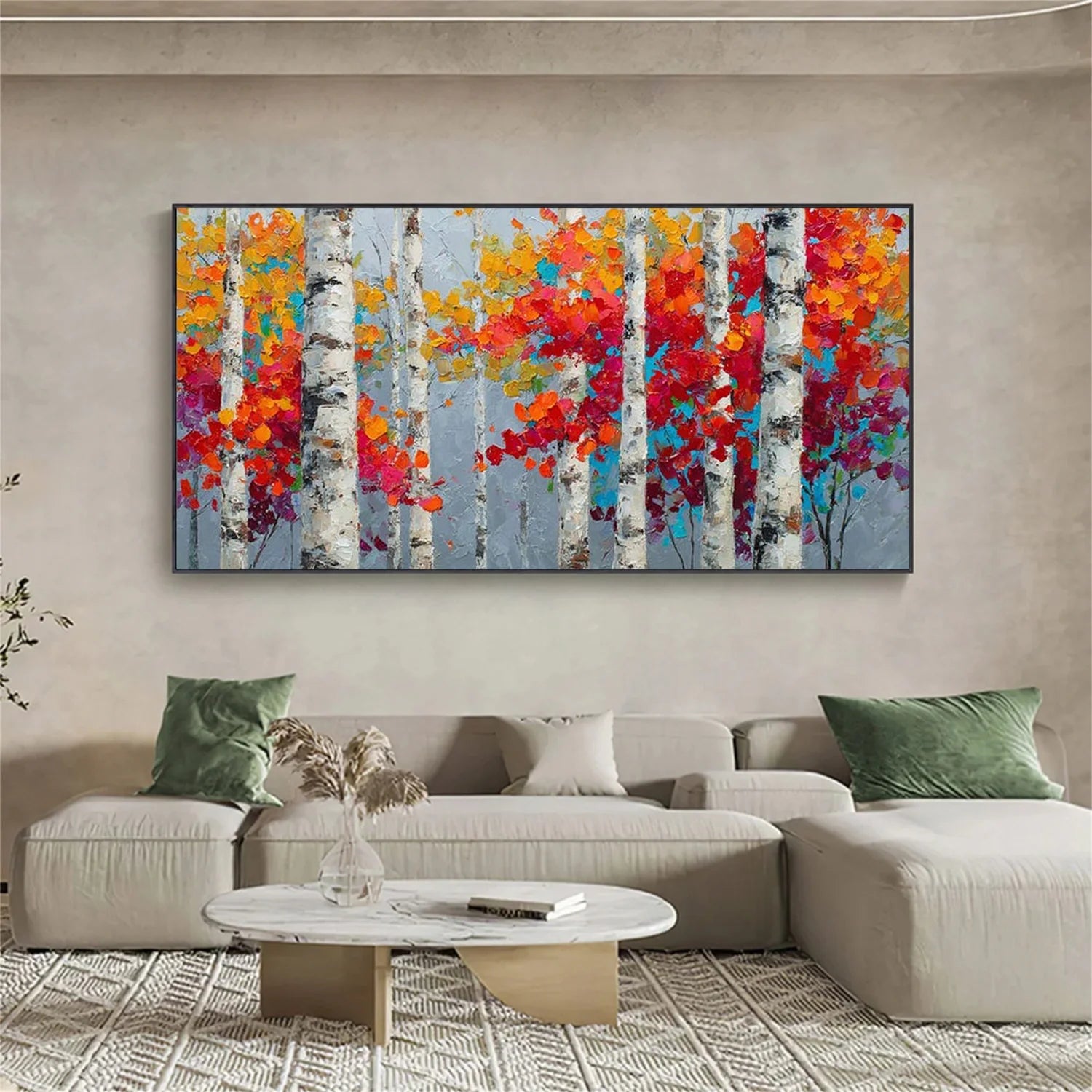 Flower & Tree Abstract Wall Art #ML250