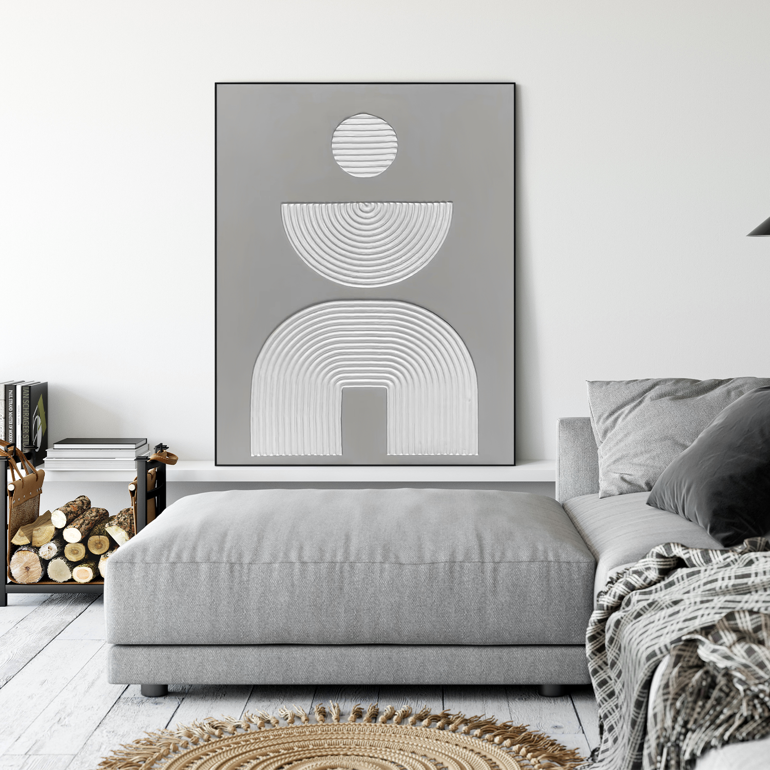 Minimalist Textured Canvas Art #MM275