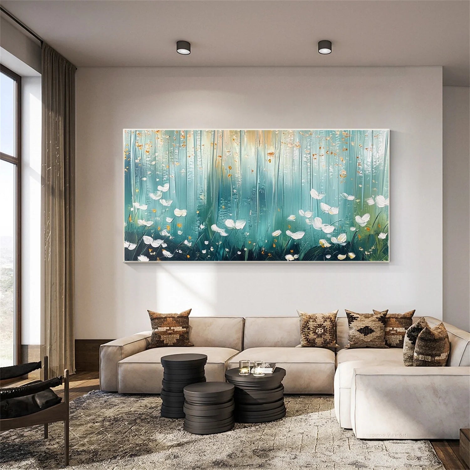 Flower & Tree Abstract Wall Art #ML252