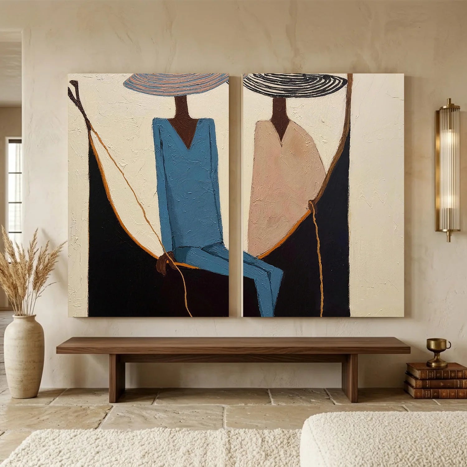 Vintage Americana Art Set of 2 #VA128